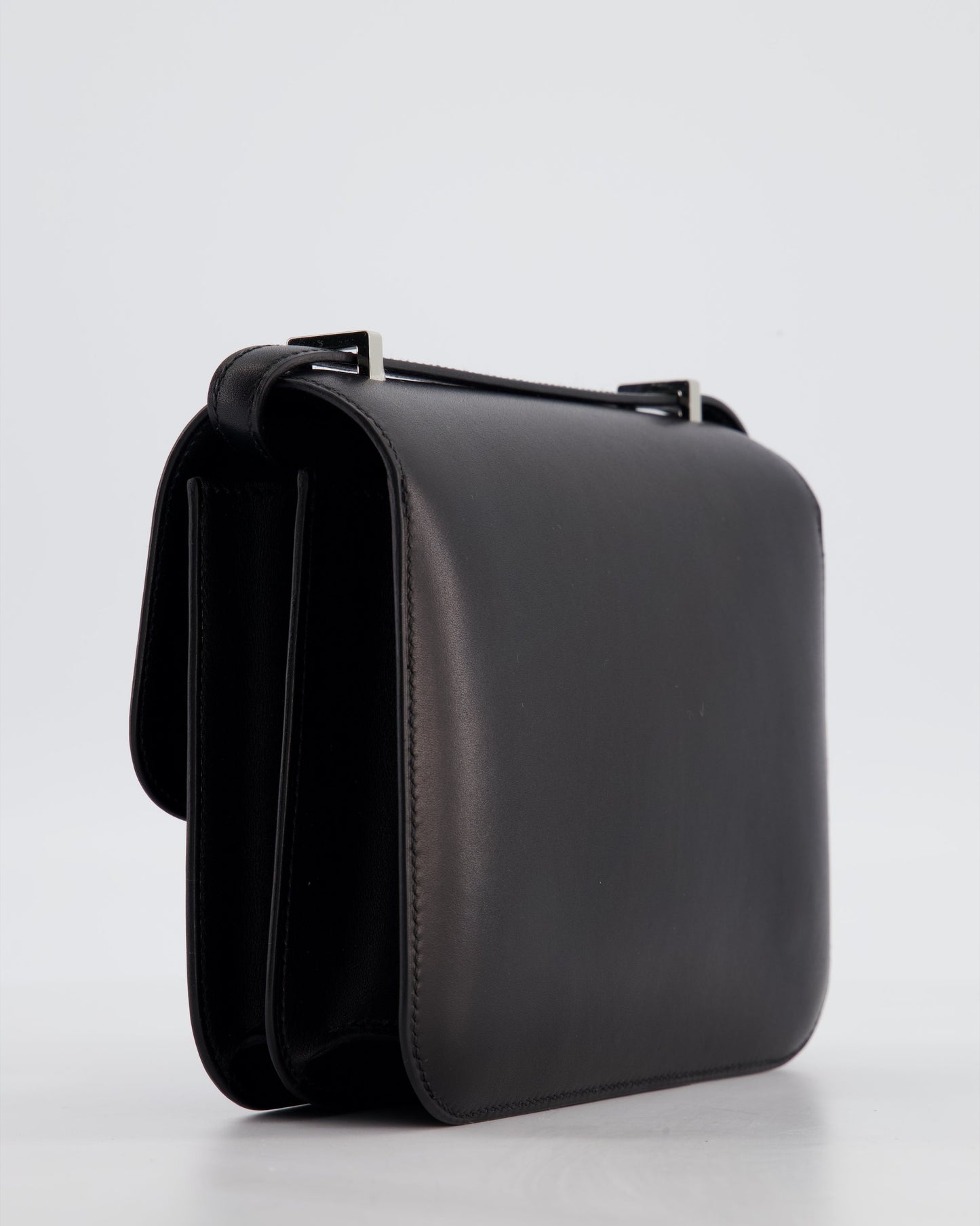 *RARE* Hermès Constance III 18 Miroir Bag in Noir Evercalf Leather with Palladium Hardware