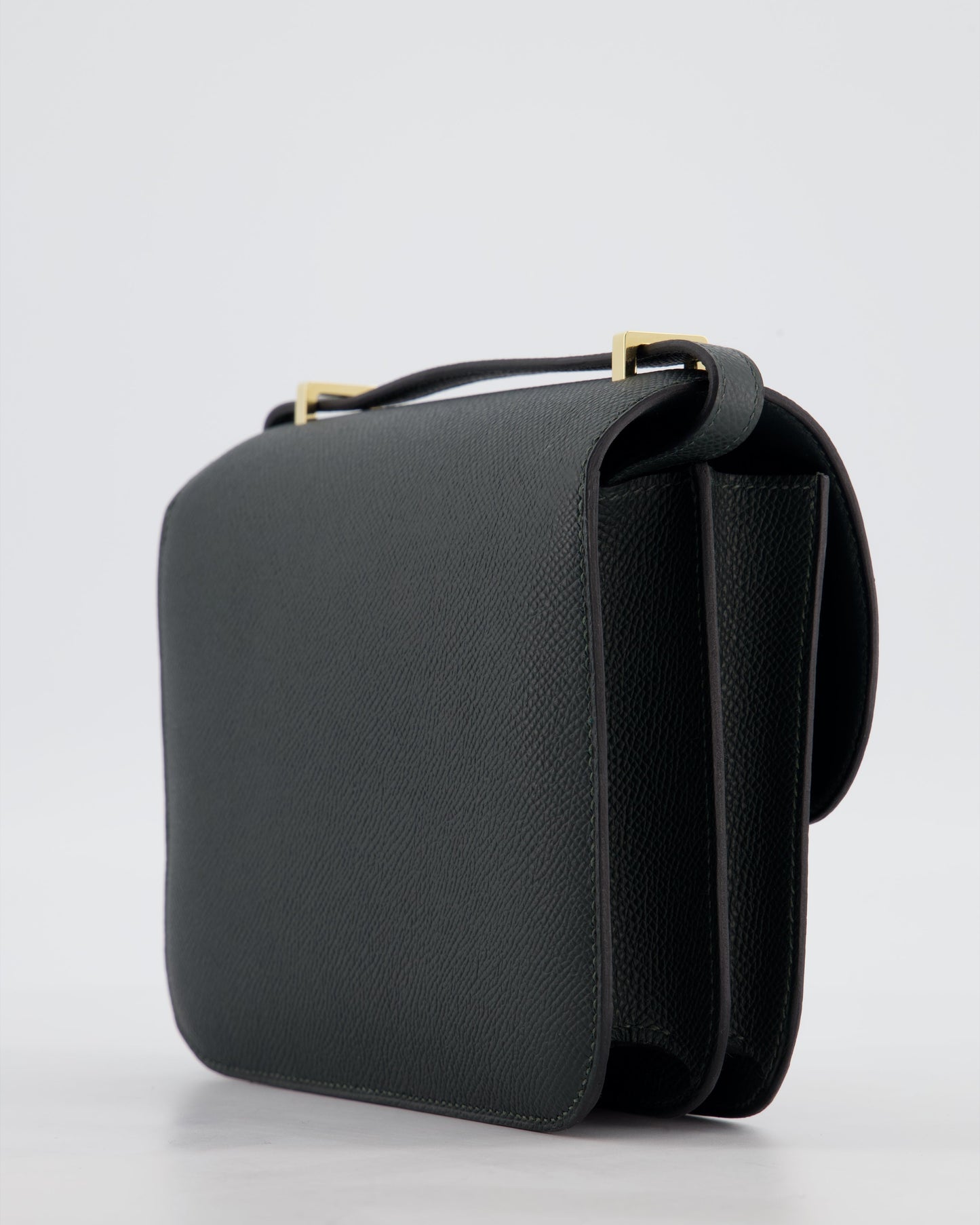 *HOT & FIRE PRICE* Hermès Constance III 18 Miroir Bag in Vert Mangrove Epsom Leather with Permabrass Hardware
