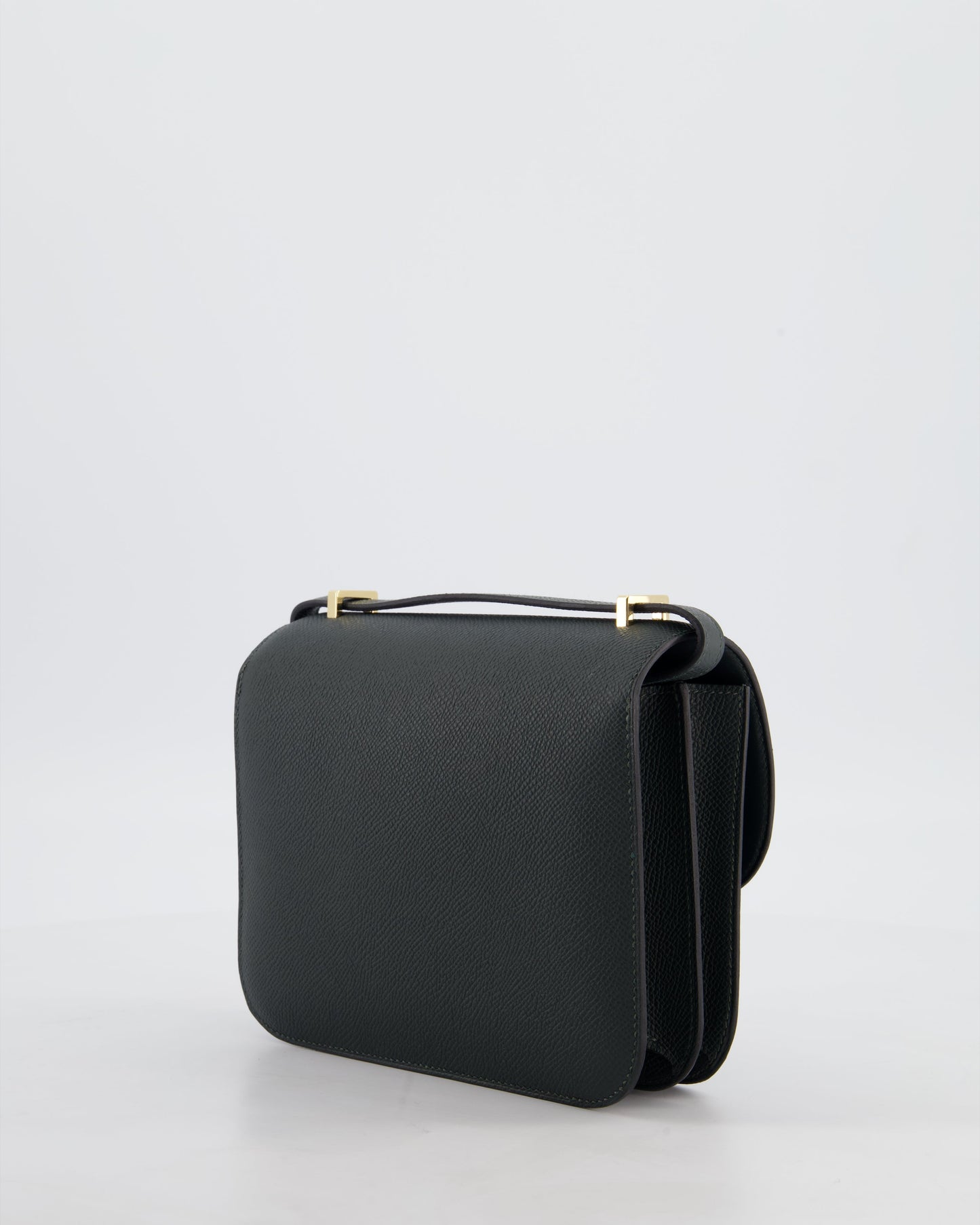 *HOT & FIRE PRICE* Hermès Constance III 18 Miroir Bag in Vert Mangrove Epsom Leather with Permabrass Hardware