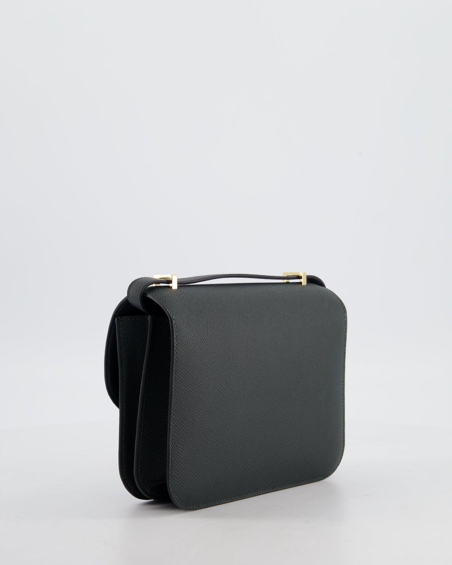 *HOT & FIRE PRICE* Hermès Constance III 18 Miroir Bag in Vert Mangrove Epsom Leather with Permabrass Hardware