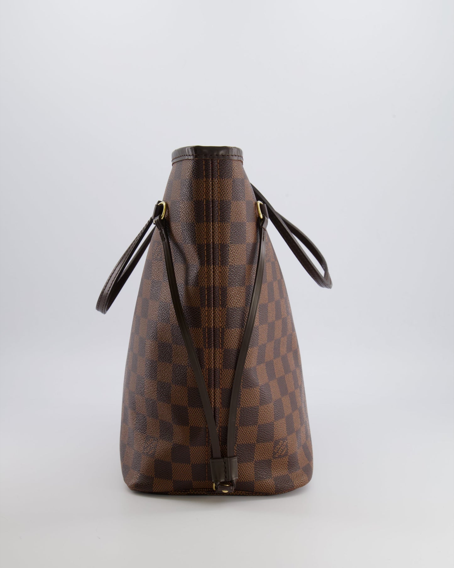 Louis Vuitton Brown Neverfull MM Tote Bag in Damier Canvas with Gold Hardware RRP £1430