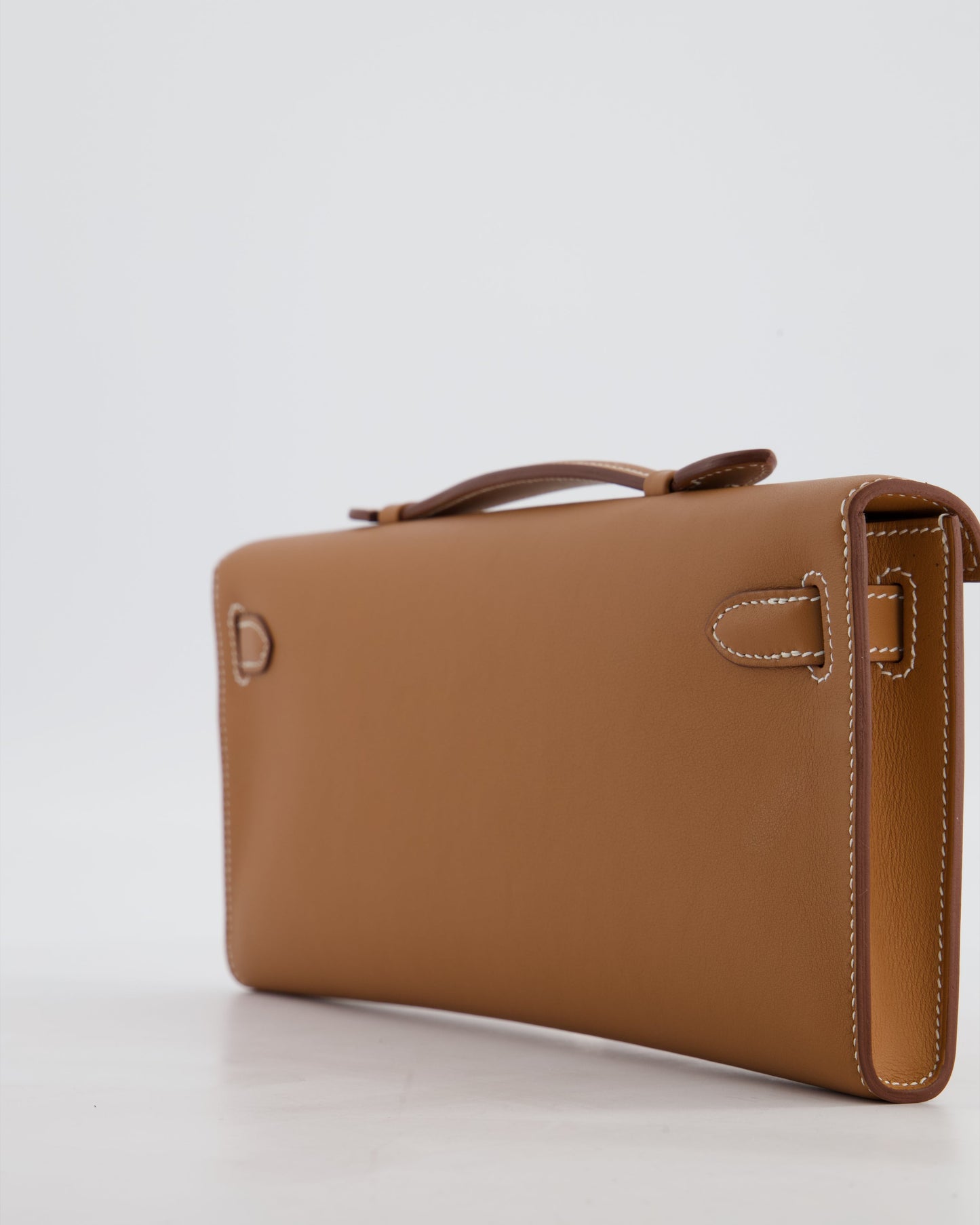 *HOT & RARE* Herm�s Kelly Cut Bag in Gold Swift Leather with Palladium Hardware