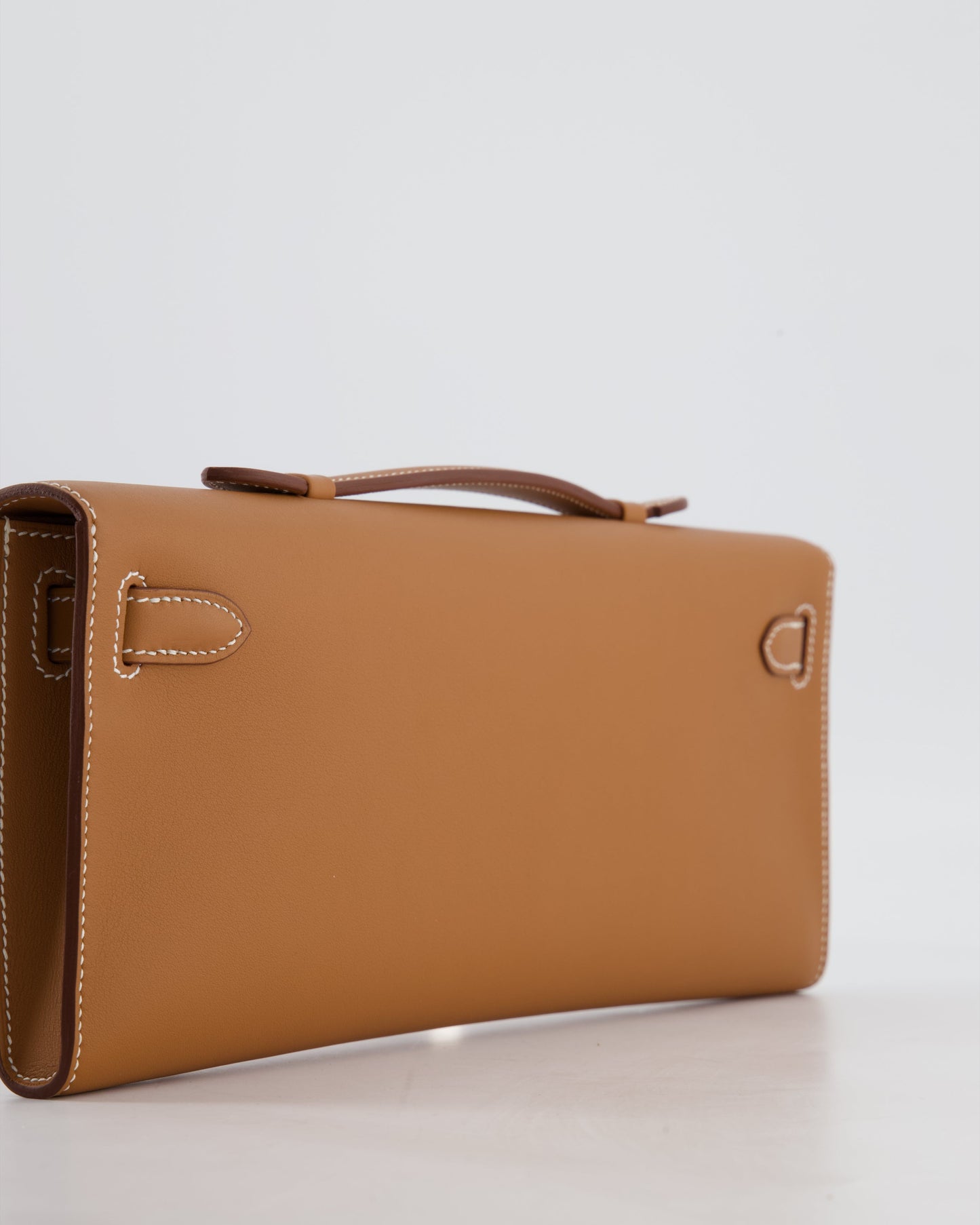*HOT & RARE* Herm�s Kelly Cut Bag in Gold Swift Leather with Palladium Hardware