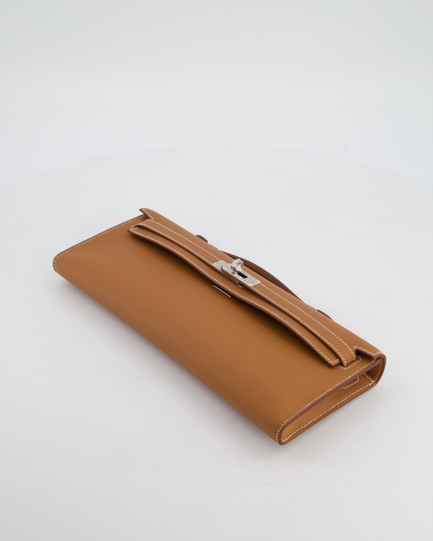 *HOT & RARE* Herm�s Kelly Cut Bag in Gold Swift Leather with Palladium Hardware