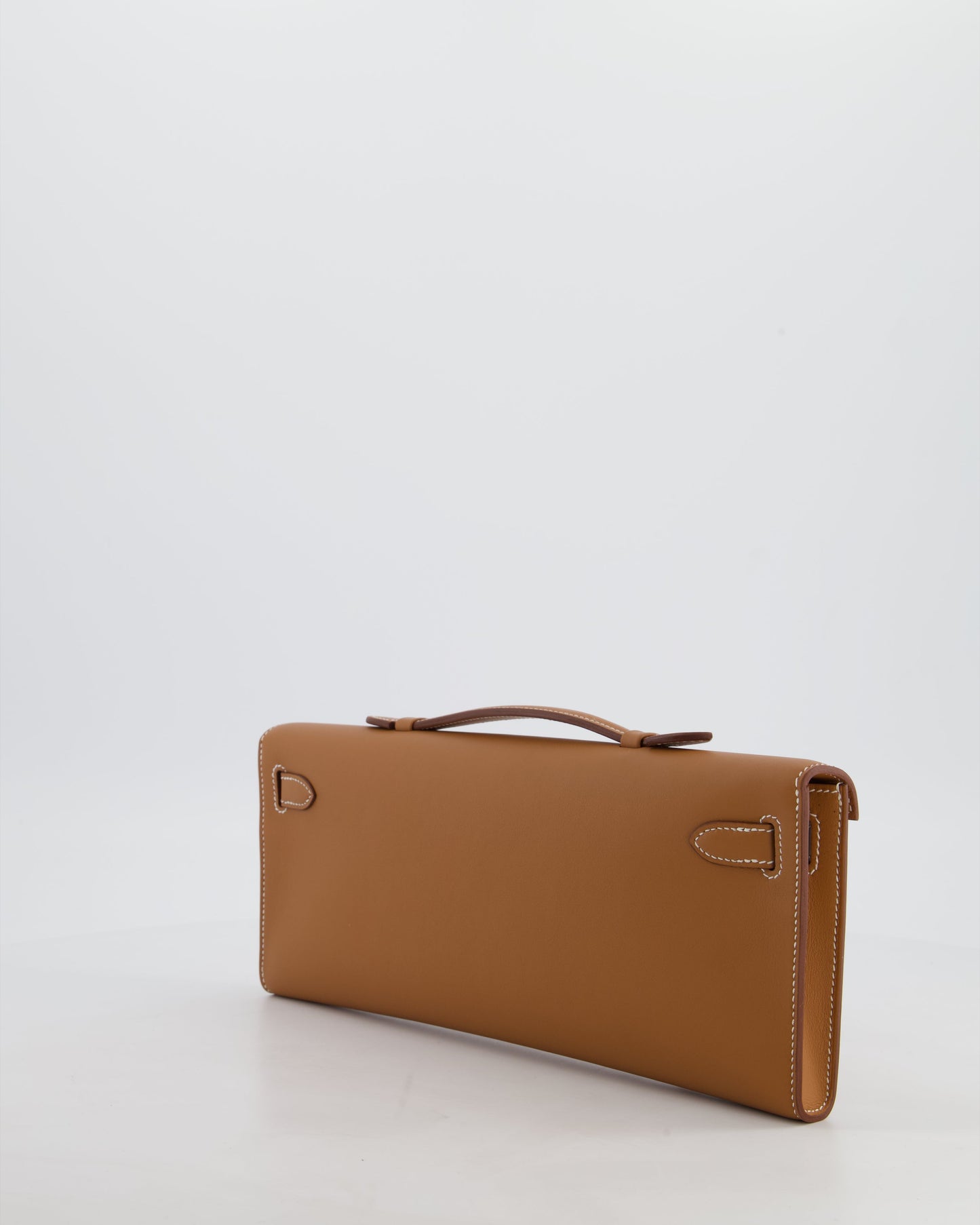 *HOT & RARE* Herm�s Kelly Cut Bag in Gold Swift Leather with Palladium Hardware