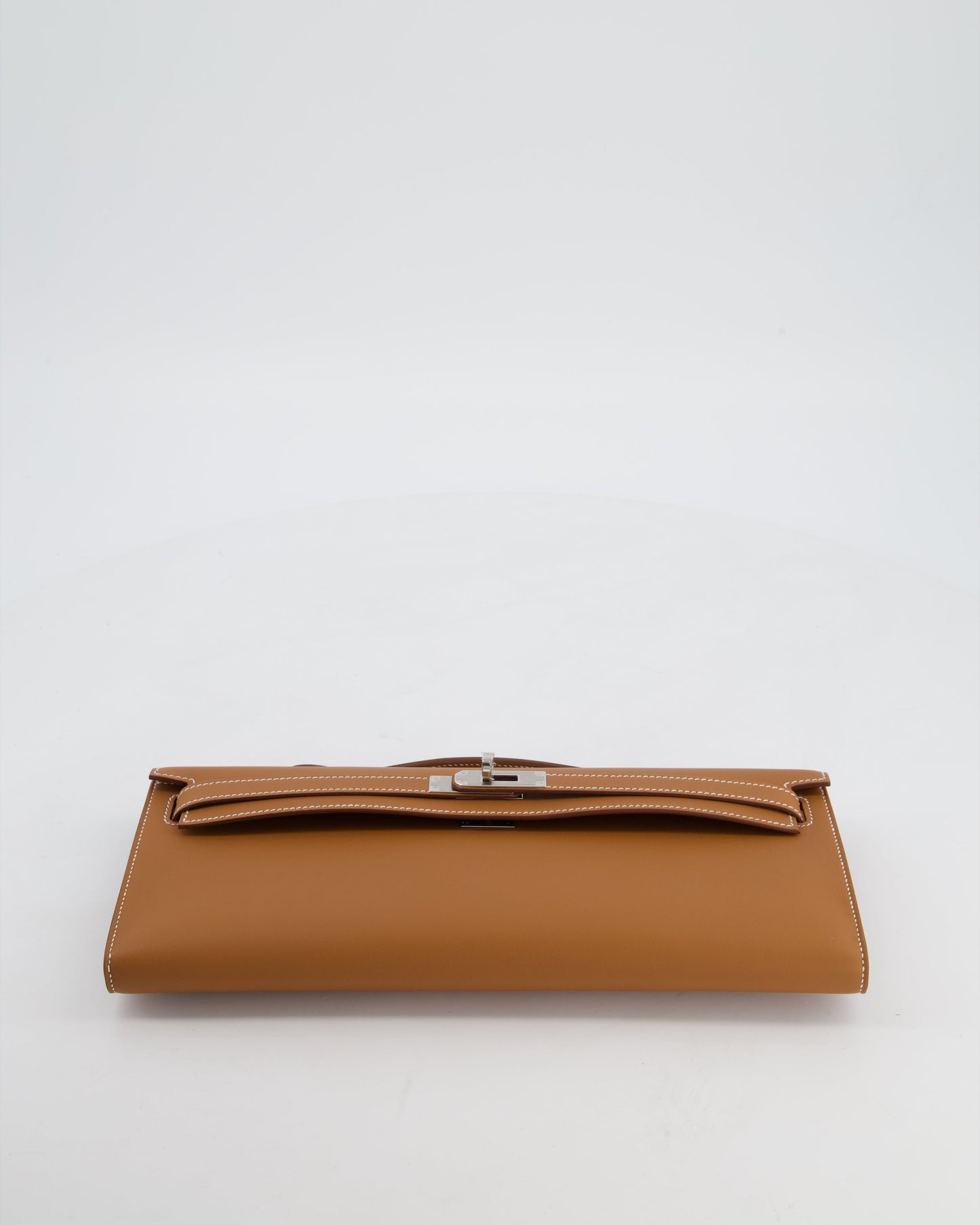 *HOT & RARE* Herm�s Kelly Cut Bag in Gold Swift Leather with Palladium Hardware