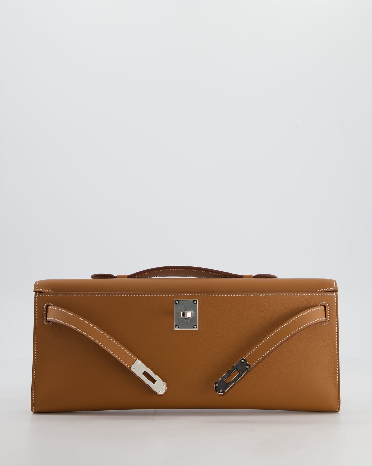*HOT & RARE* Herm�s Kelly Cut Bag in Gold Swift Leather with Palladium Hardware