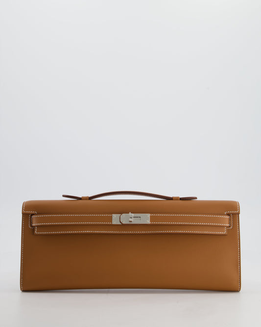 *HOT & RARE* Herm�s Kelly Cut Bag in Gold Swift Leather with Palladium Hardware