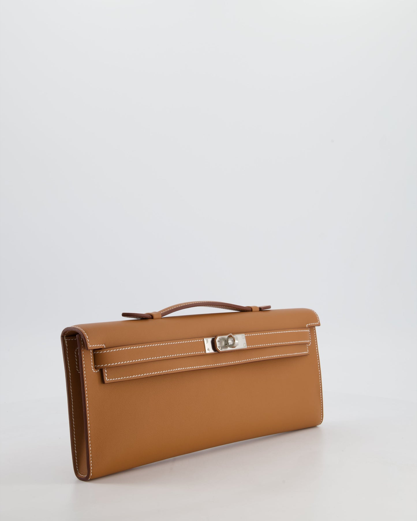 *HOT & RARE* Herm�s Kelly Cut Bag in Gold Swift Leather with Palladium Hardware
