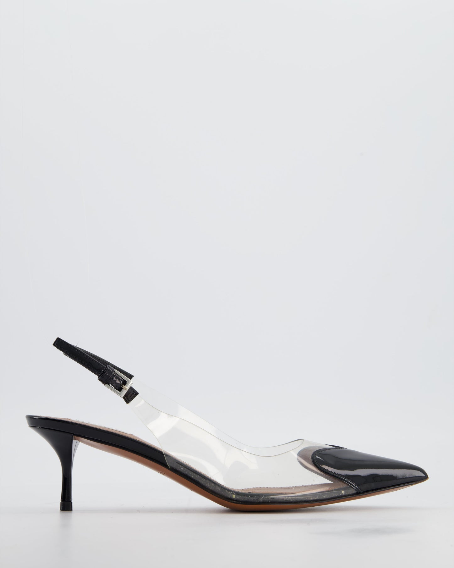 Ala•a Black Le Coeur Slingback Pumps 55 Size EU 37 RRP £920
