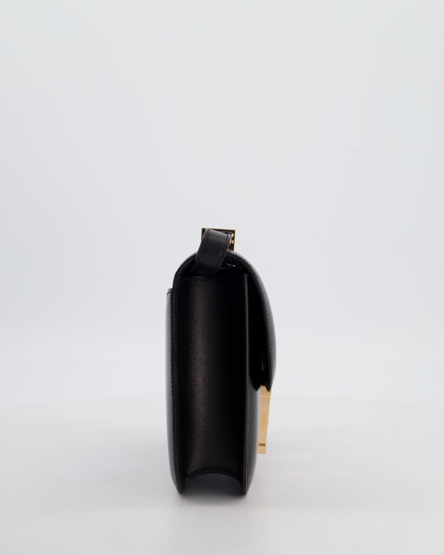*SUPER RARE* Hermès Constance III Miroir 24 Bag in Noir Box Leather with Rose Gold Hardware
