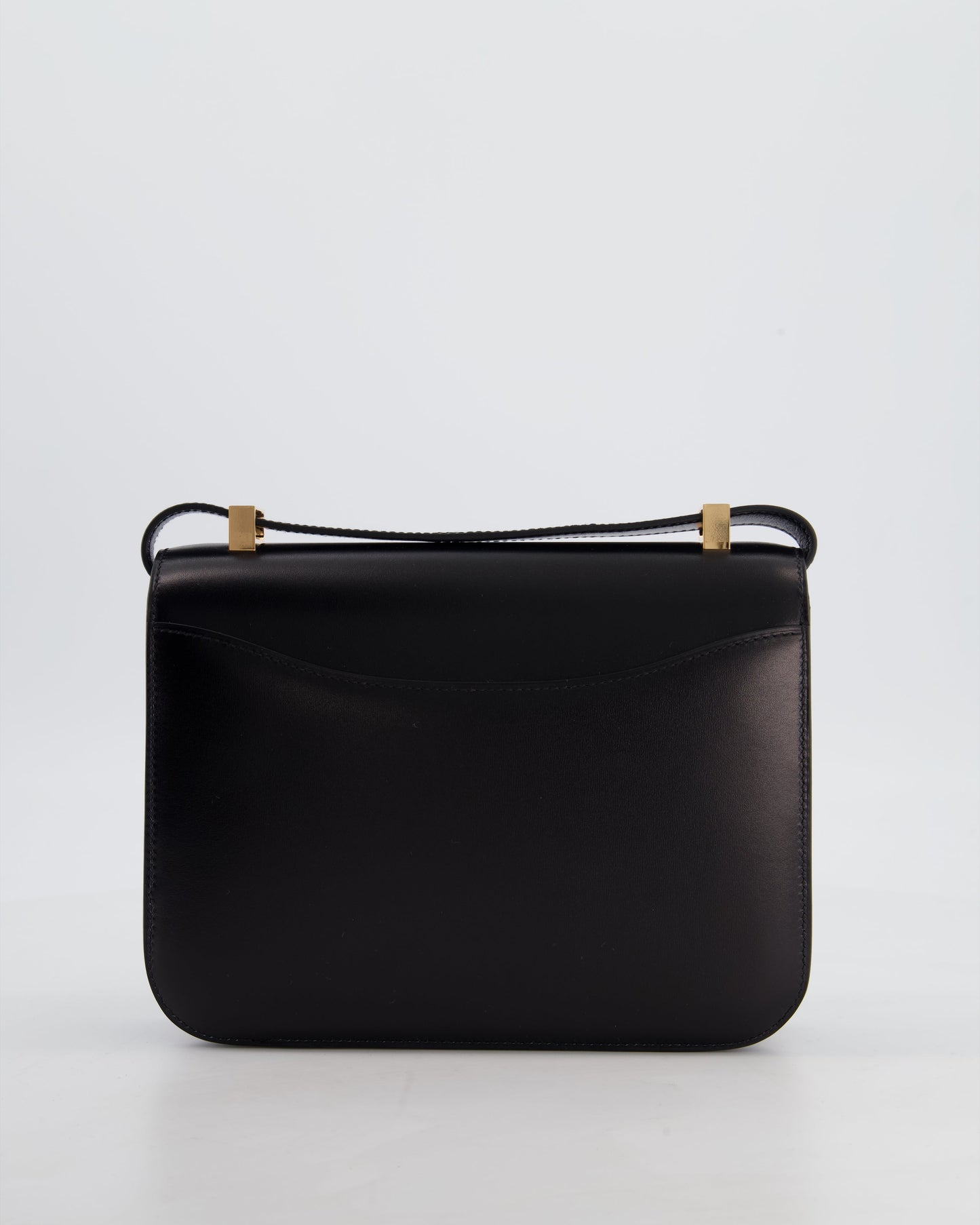 *SUPER RARE* Hermès Constance III Miroir 24 Bag in Noir Box Leather with Rose Gold Hardware