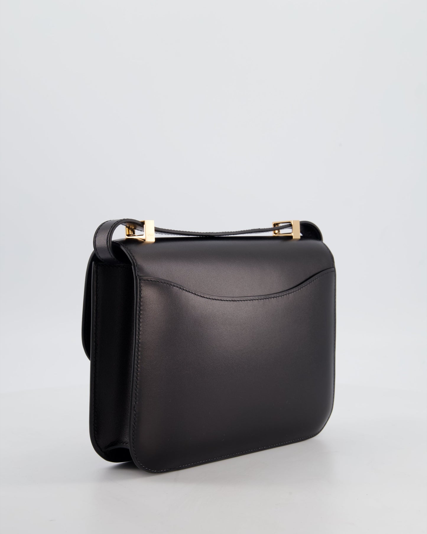 *SUPER RARE* Hermès Constance III Miroir 24 Bag in Noir Box Leather with Rose Gold Hardware