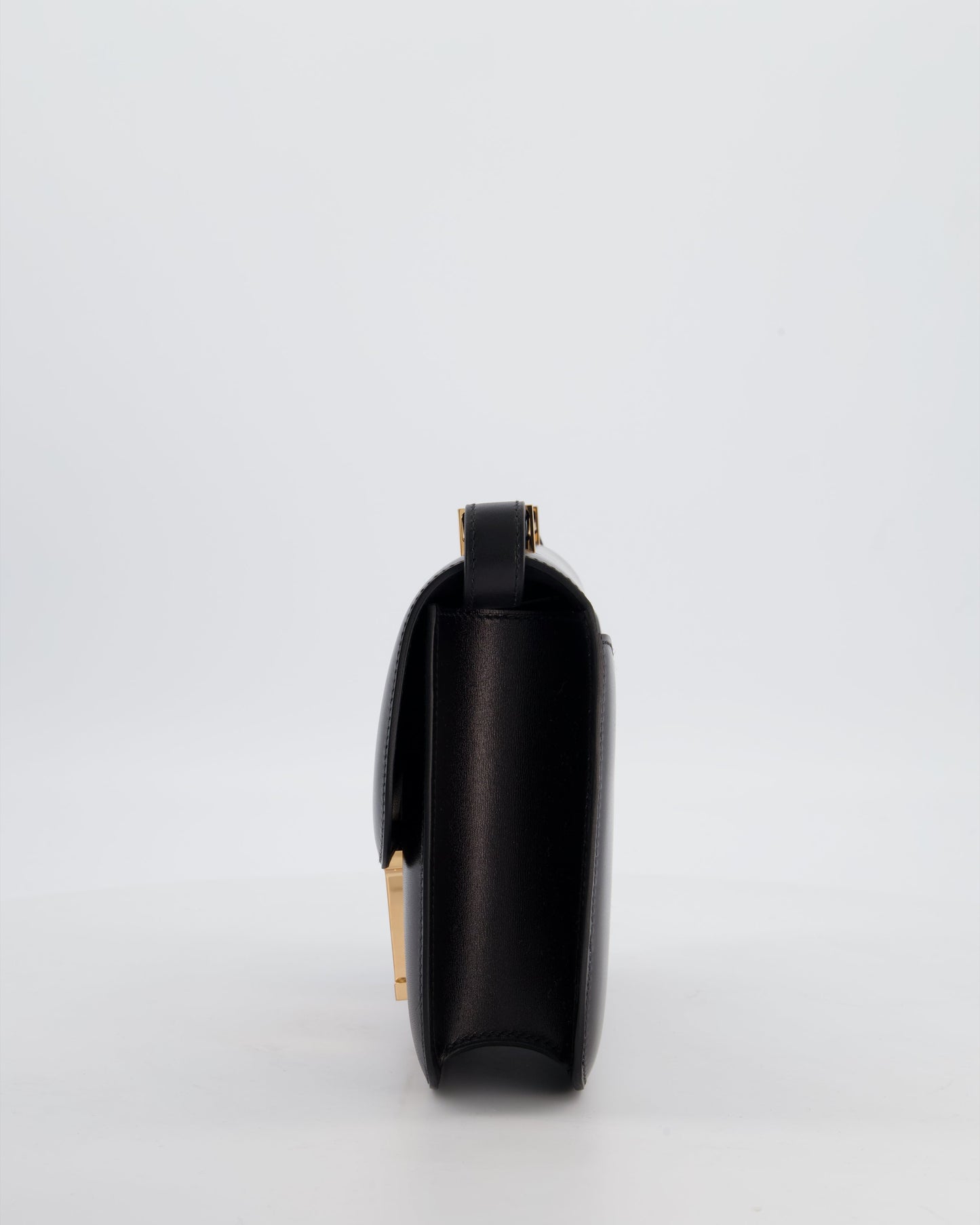*SUPER RARE* Hermès Constance III Miroir 24 Bag in Noir Box Leather with Rose Gold Hardware