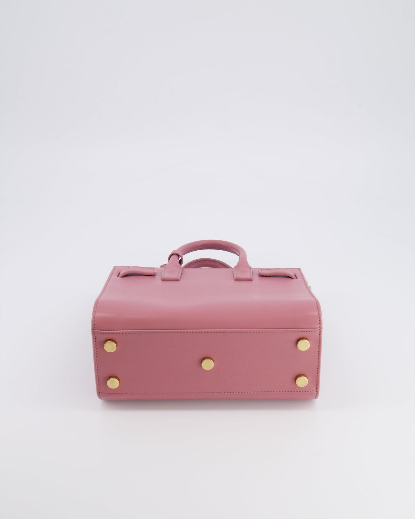 Saint Laurent Pink Leather Small Sac De Jour Bag with Gold Hardware RRP £2,040