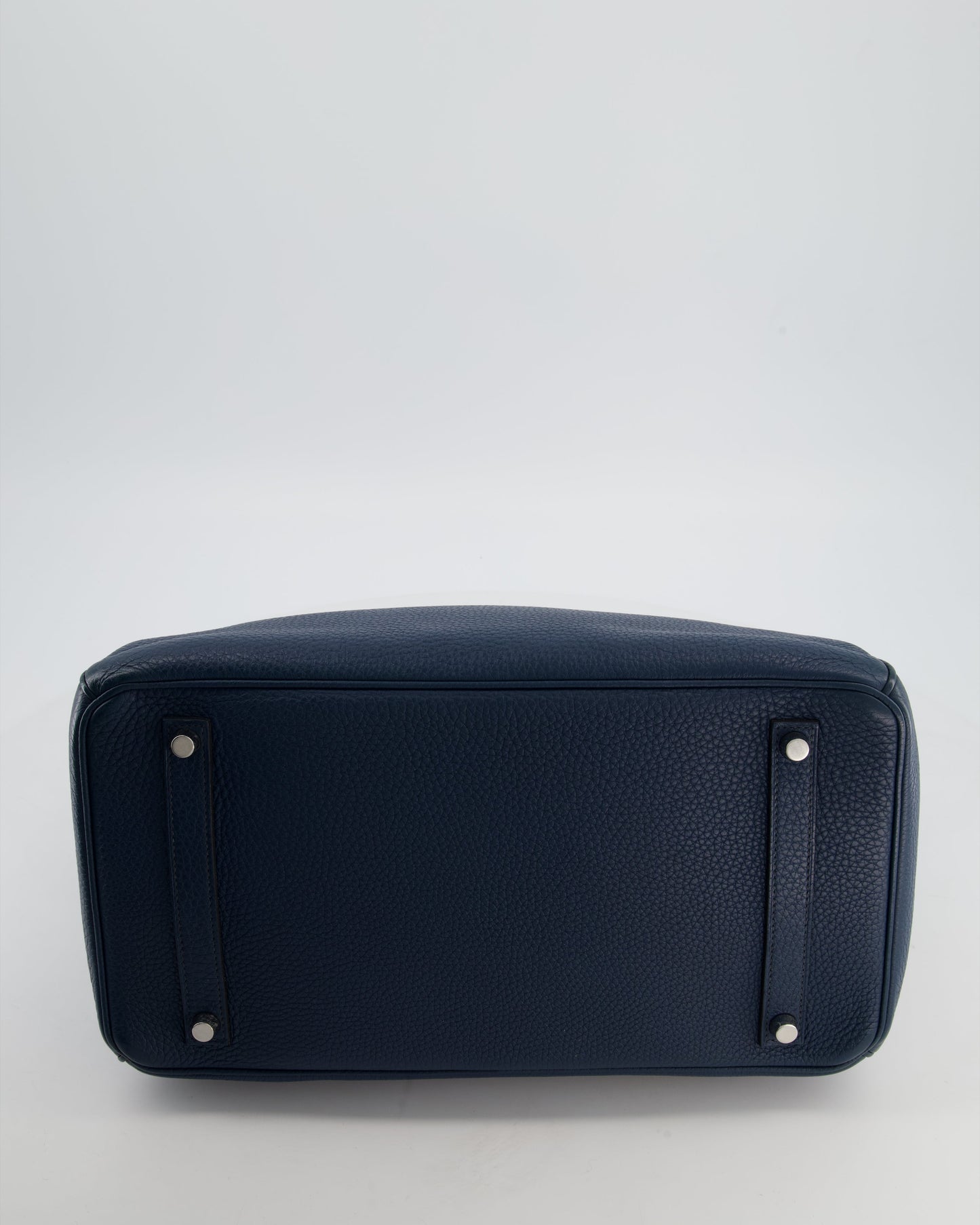 Hermès Birkin 35 in Blue Marine Togo Leather with Palladium Hardware