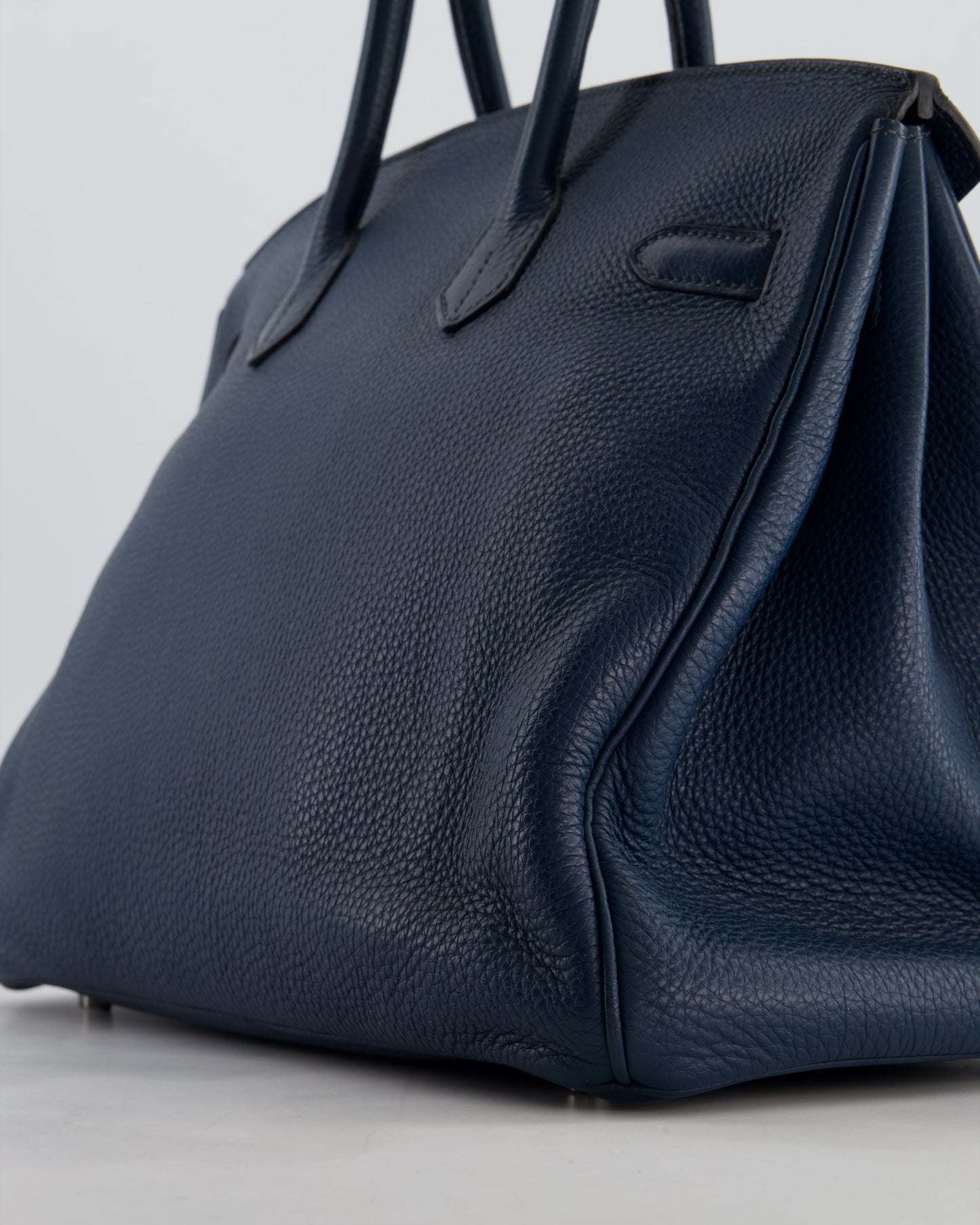 Hermès Birkin 35 in Blue Marine Togo Leather with Palladium Hardware