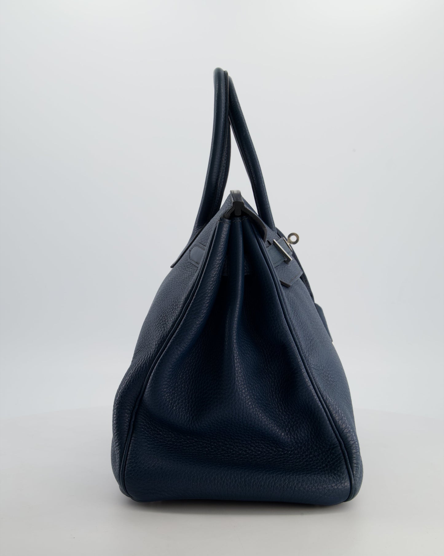 Hermès Birkin 35 in Blue Marine Togo Leather with Palladium Hardware