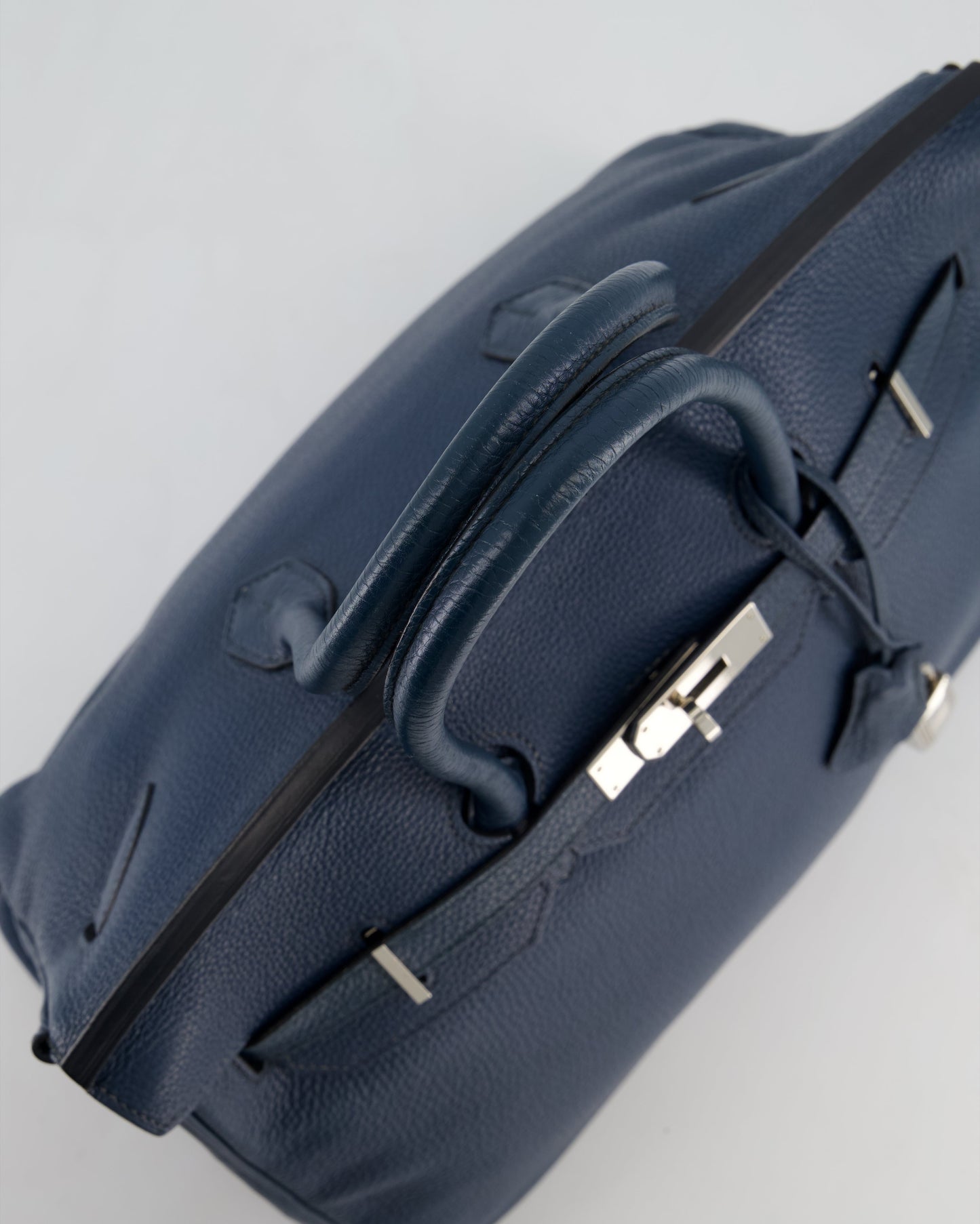 Hermès Birkin 35 in Blue Marine Togo Leather with Palladium Hardware