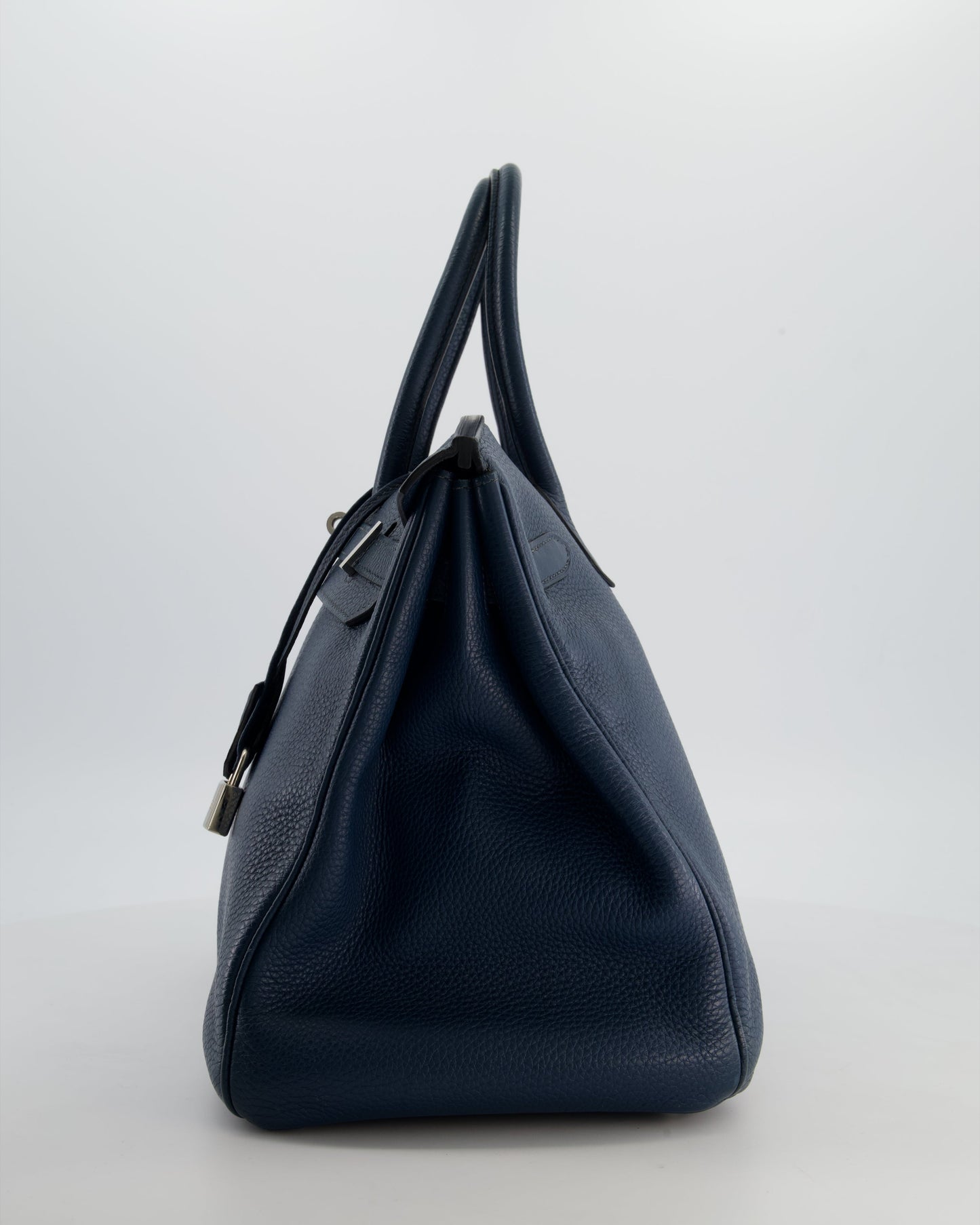 Hermès Birkin 35 in Blue Marine Togo Leather with Palladium Hardware