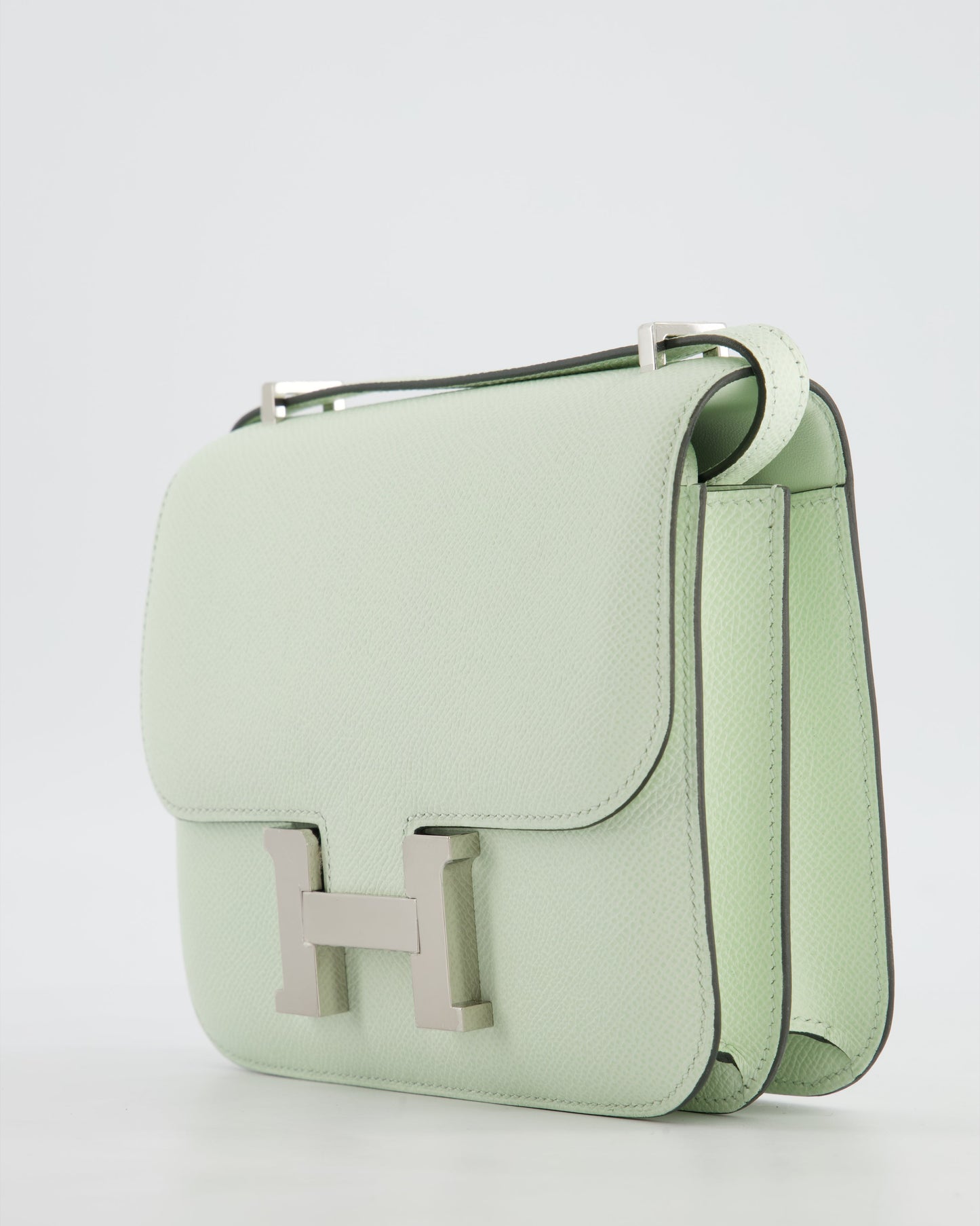 Hermès Constance III 18 Miroir Bag in Vert Fizz Epsom Leather with Palladium Hardware