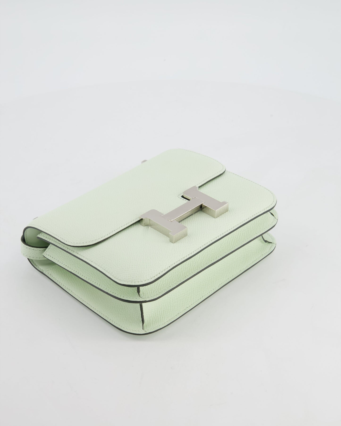 Hermès Constance III 18 Miroir Bag in Vert Fizz Epsom Leather with Palladium Hardware