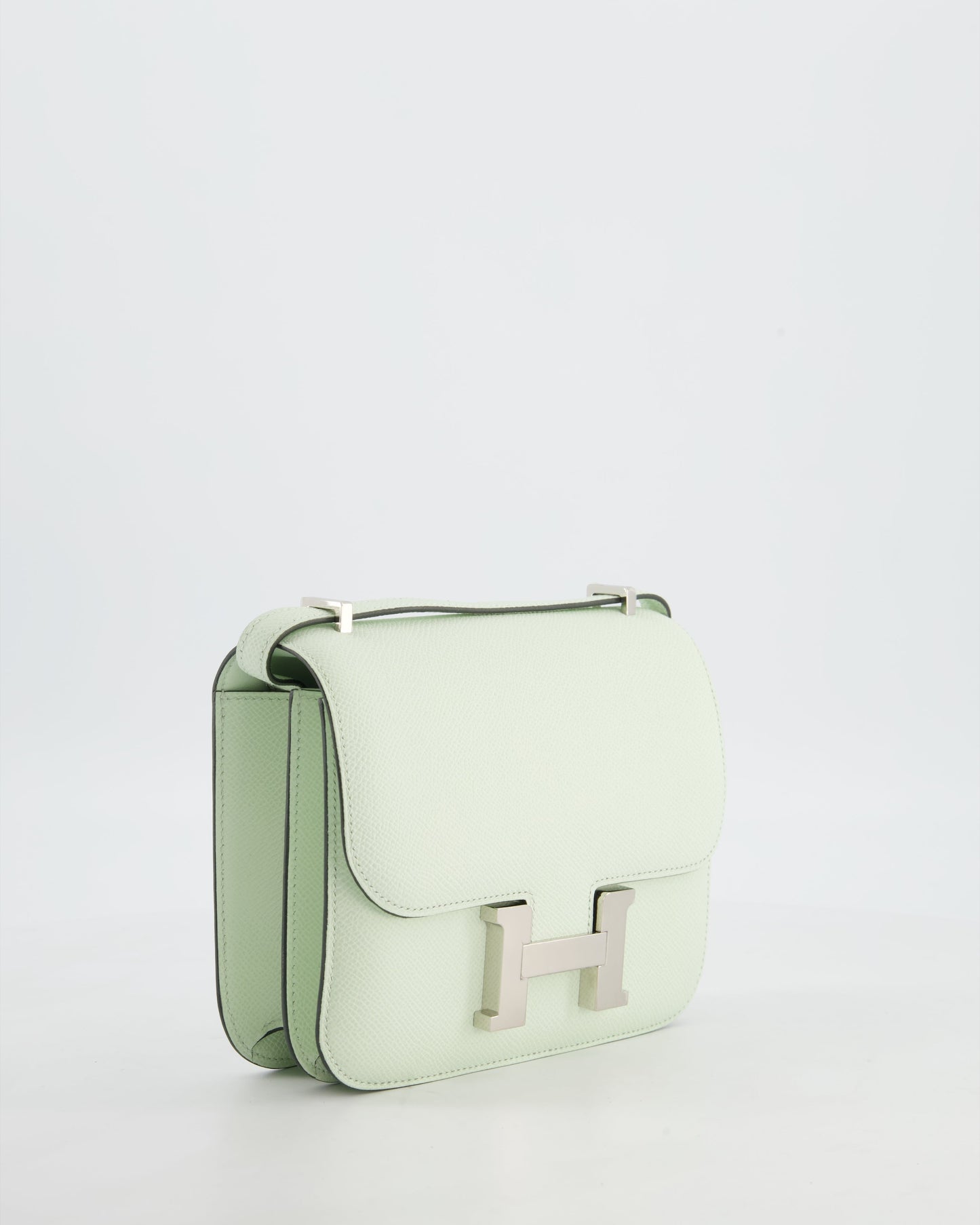 Hermès Constance III 18 Miroir Bag in Vert Fizz Epsom Leather with Palladium Hardware