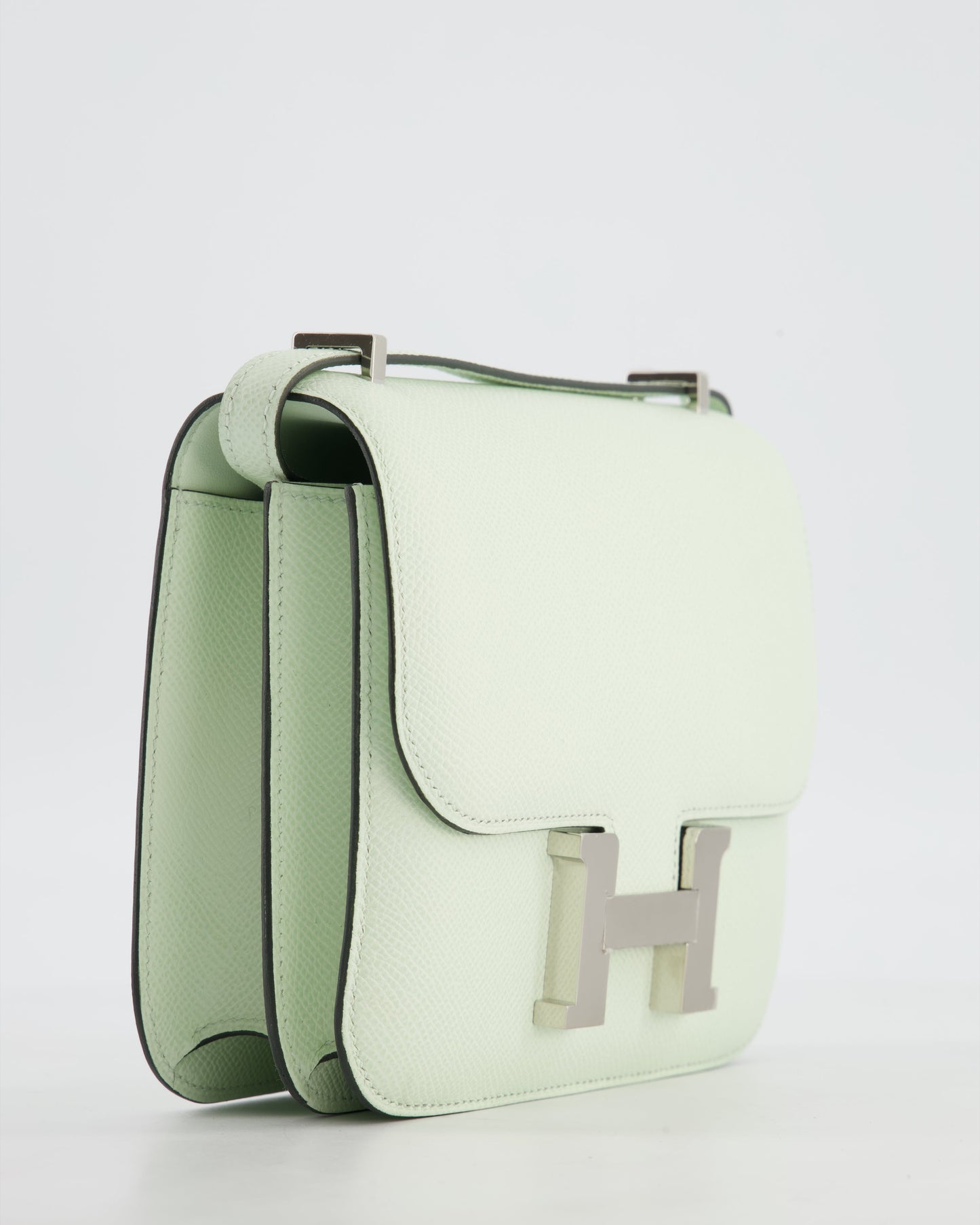 Hermès Constance III 18 Miroir Bag in Vert Fizz Epsom Leather with Palladium Hardware