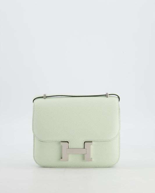 Hermès Constance III 18 Miroir Bag in Vert Fizz Epsom Leather with Palladium Hardware