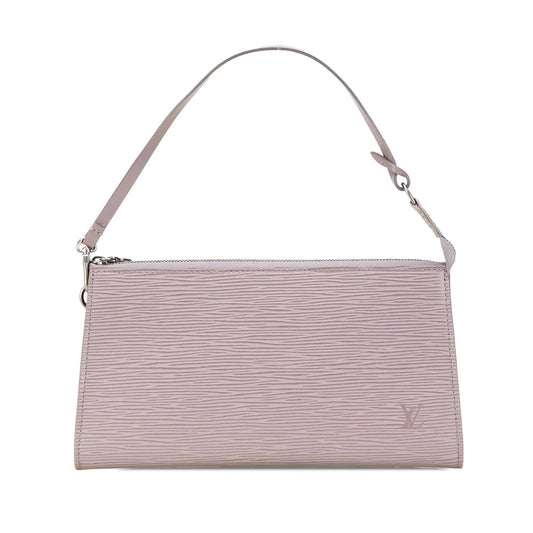 Purple Louis Vuitton Epi Pochette Accessoires Shoulder Bag
