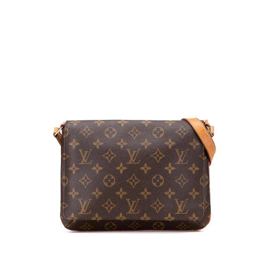 Brown Louis Vuitton Monogram M tte Tango Short Strap Shoulder Bag