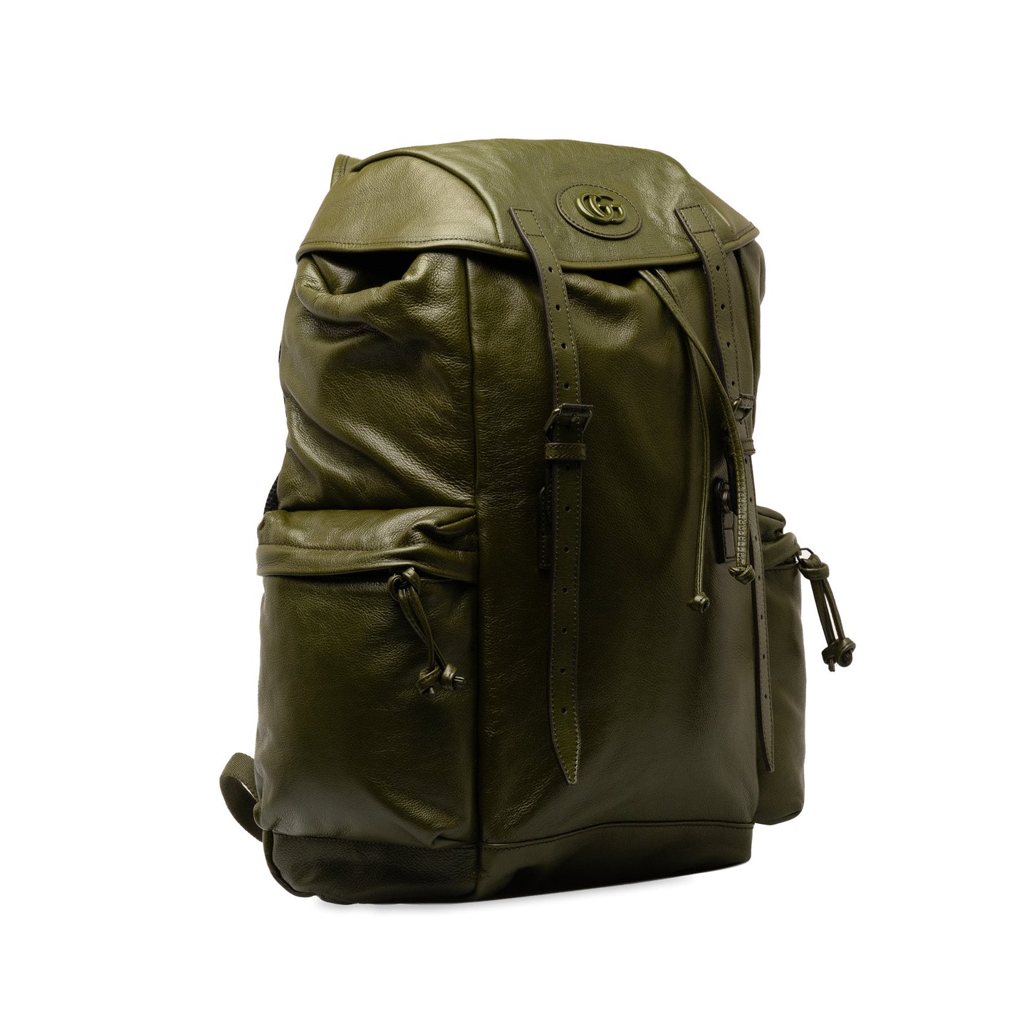 GUCCI Tonal GG Double Pocket Belt Backpack