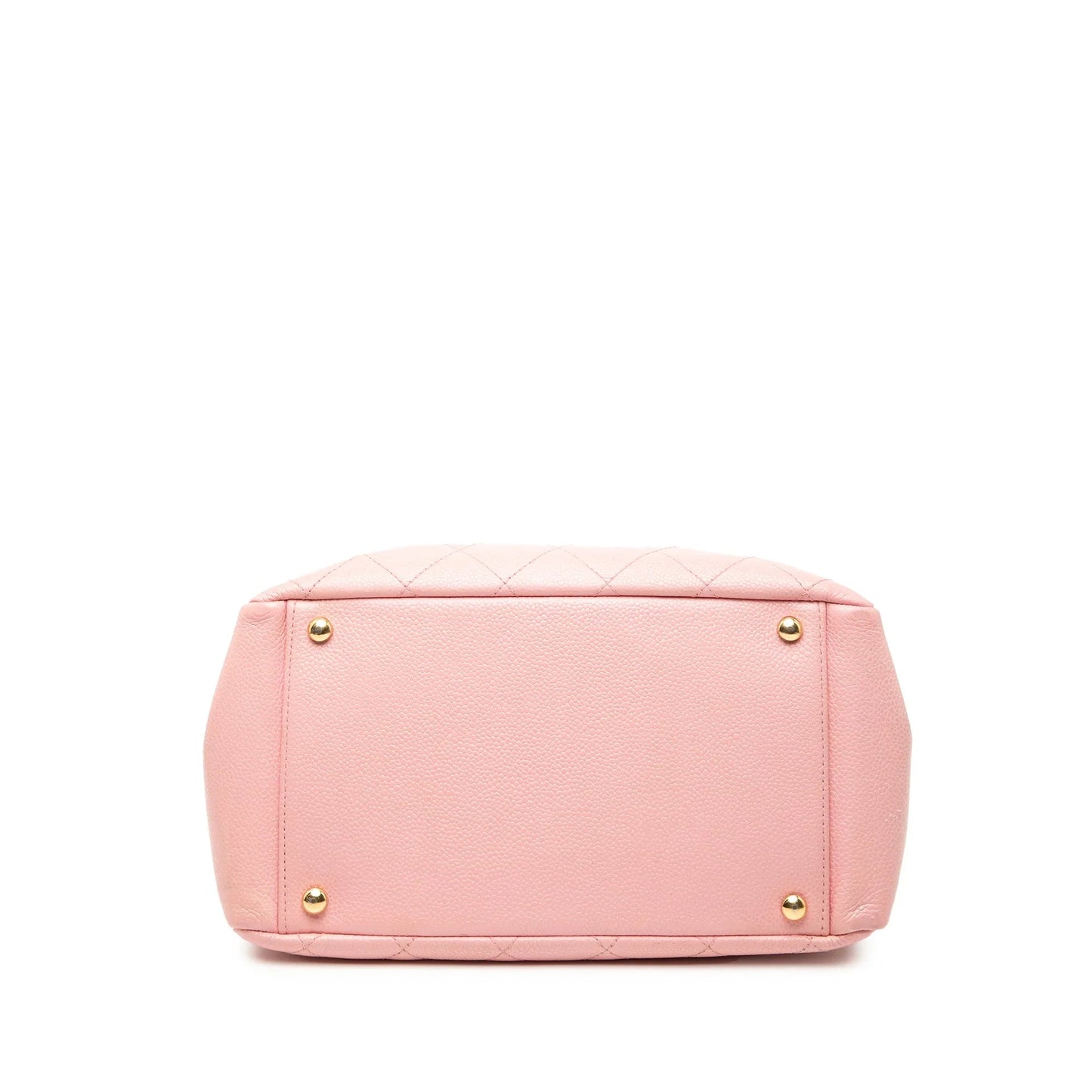 Pink Chanel Petite Caviar Timeless Tote