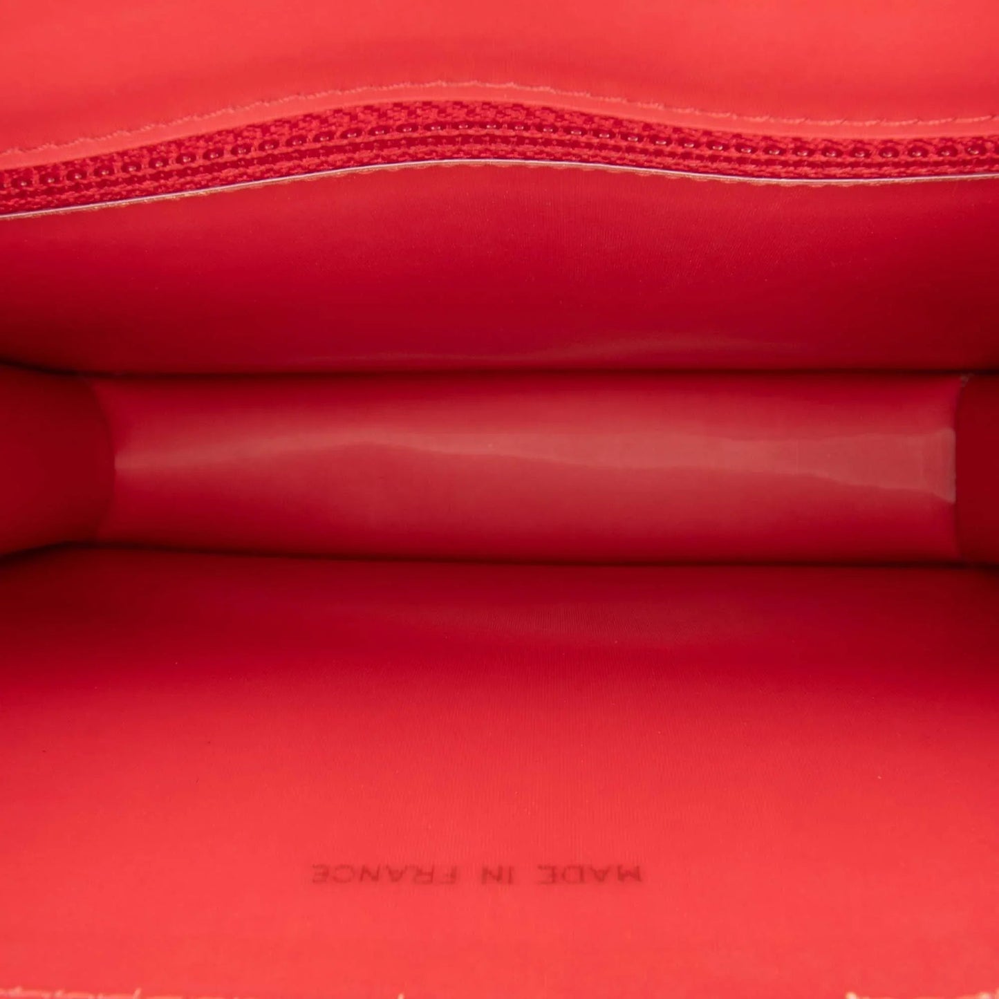 Red Chanel Vinyl Hologram CC Shoulder Bag