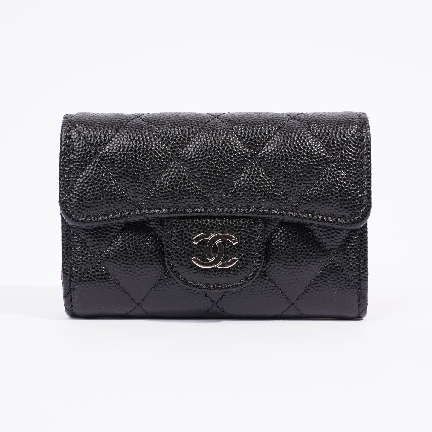 Chanel 4 Key Holder Wallet Caviar Leather