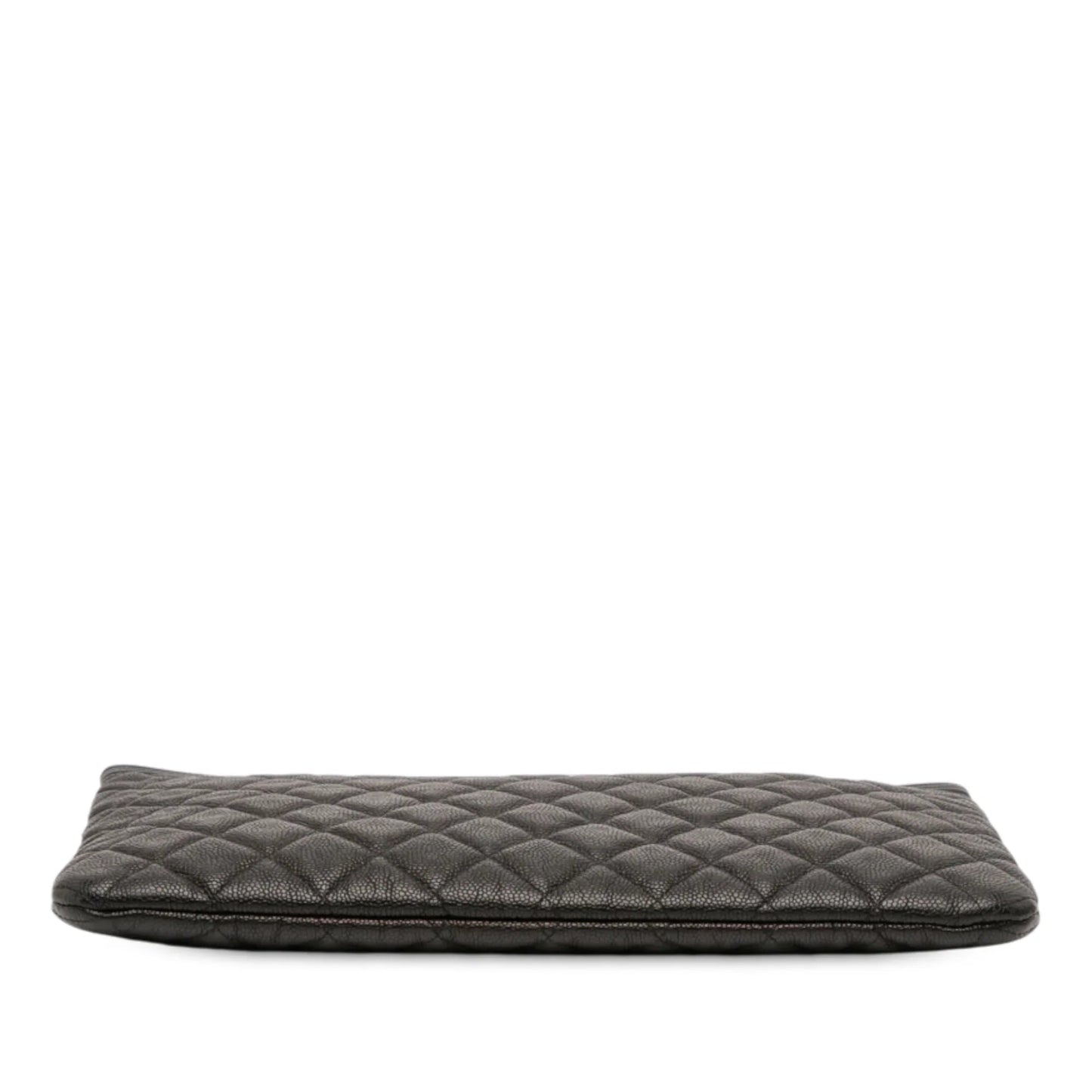 Black Chanel Medium Quilted Caviar Boy O Case Clutch