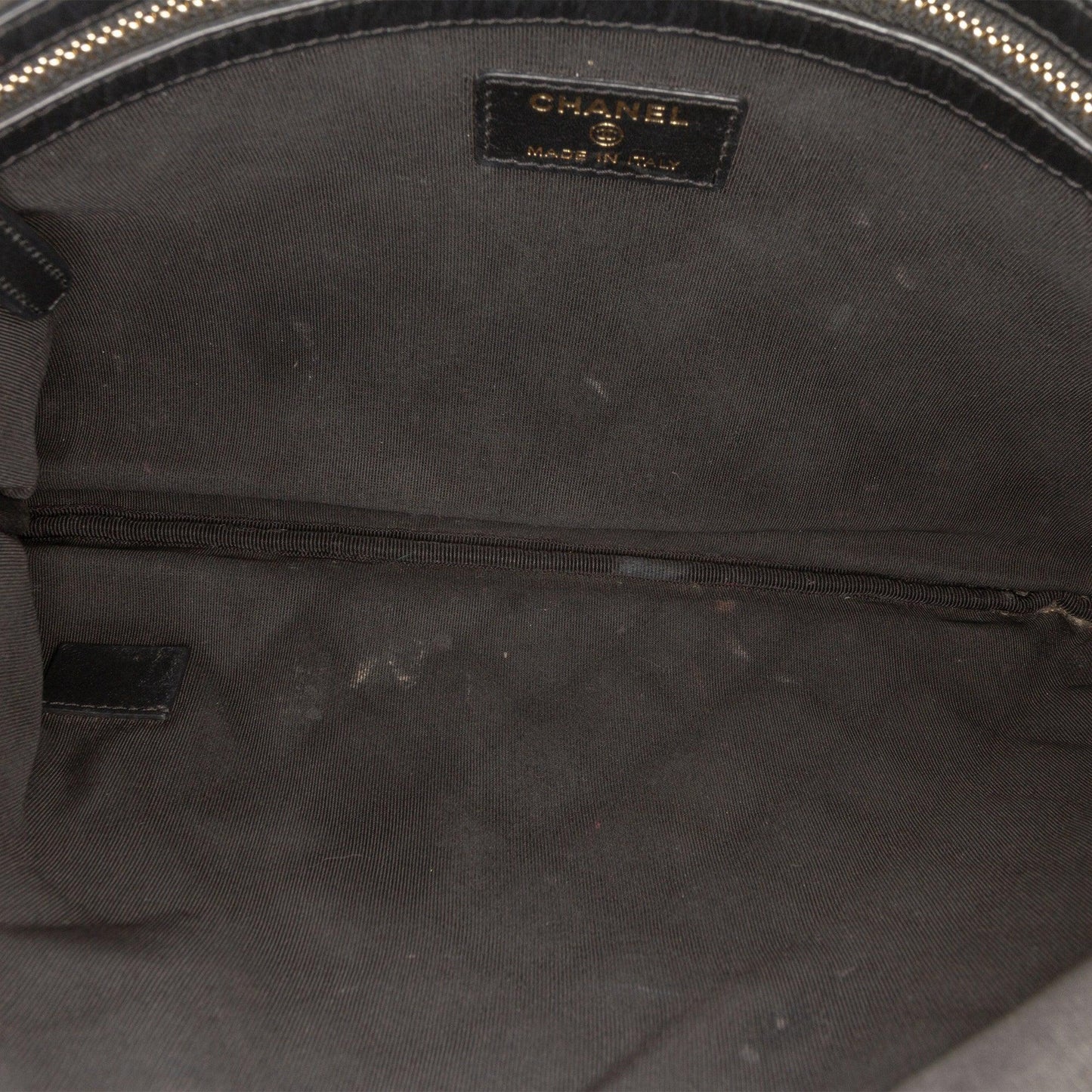Black Chanel Medium Quilted Caviar Boy O Case Clutch