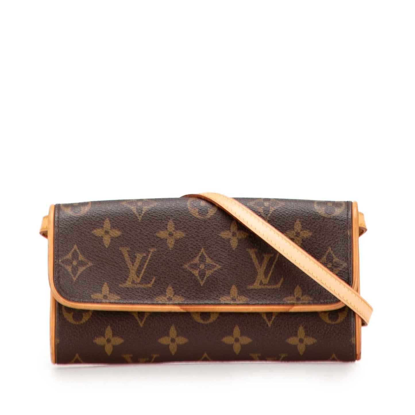 Brown Louis Vuitton Monogram Pochette Twin PM Crossbody Bag