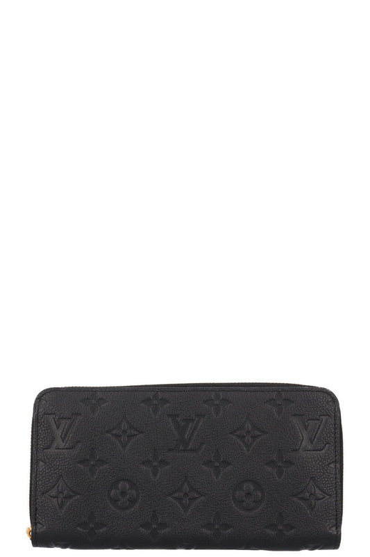 LOUIS VUITTON Zippy Wallet MNG Empreinte Black