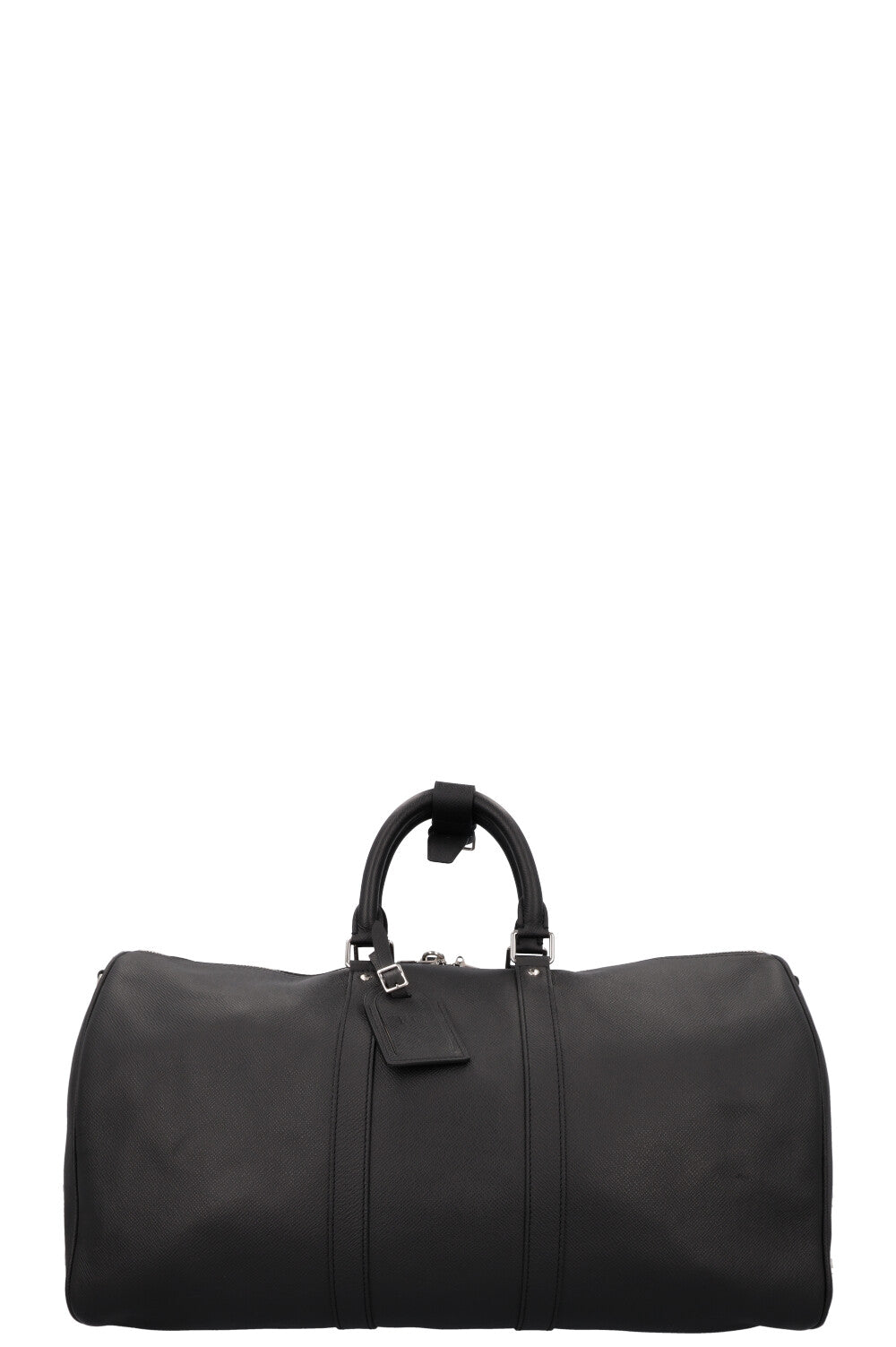 LOUIS VUITTON Keepall 50 Bandouliere Black Taiga Leather