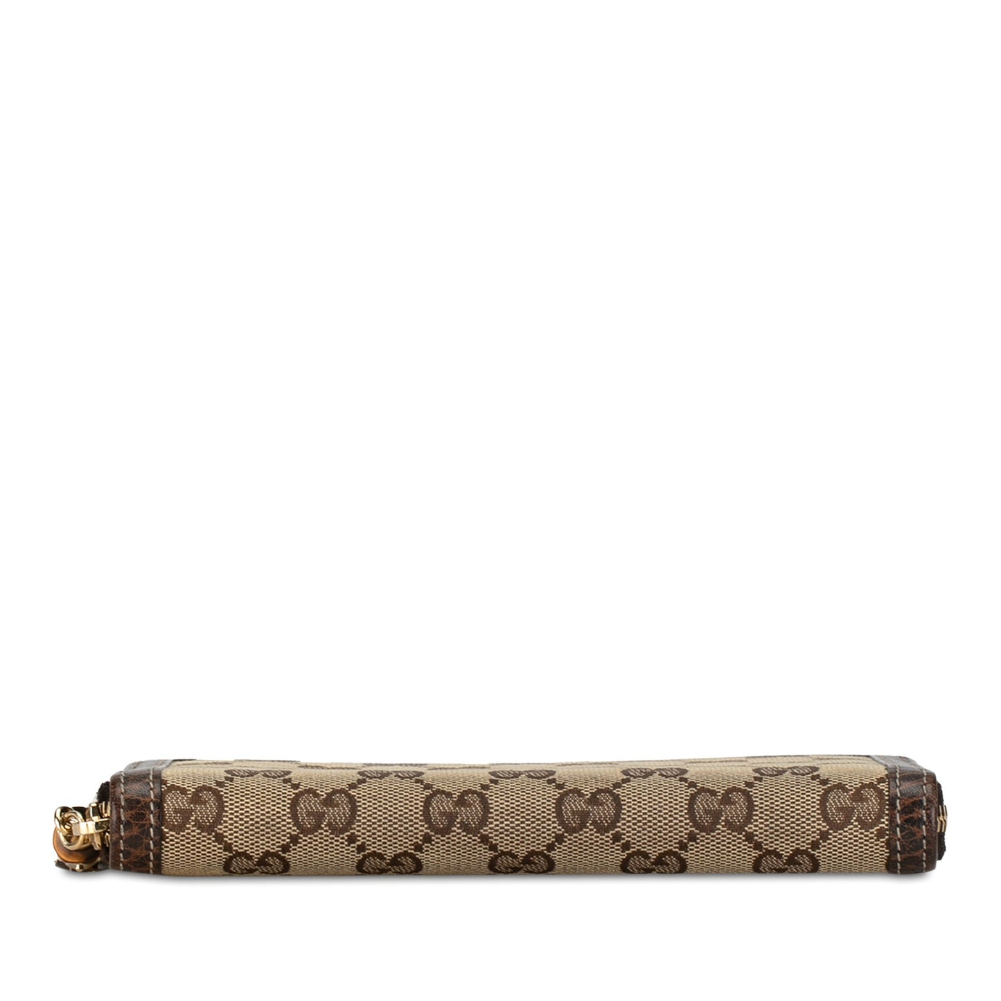 GUCCI GG Canvas Bamboo Wallet Long Wallets