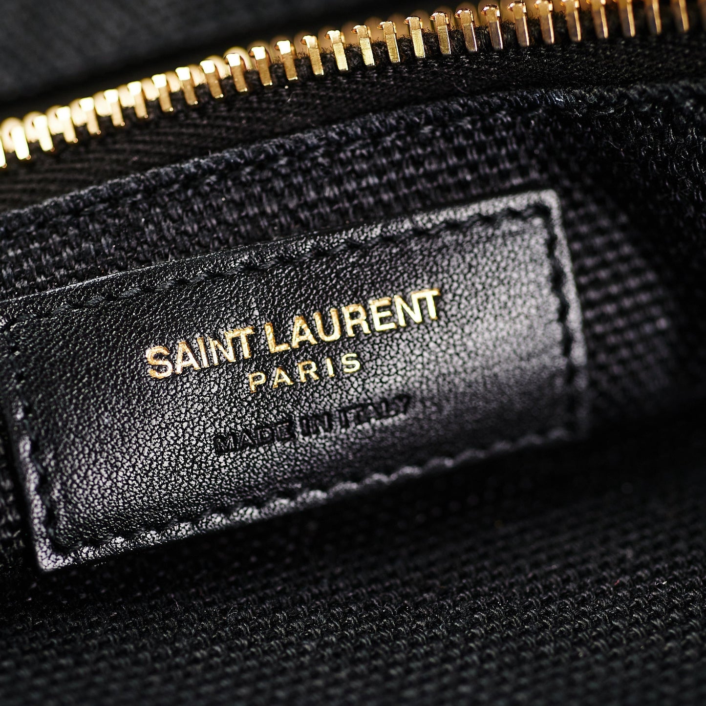 Saint Laurent Rive Gauche Tote Bag Black/Beige