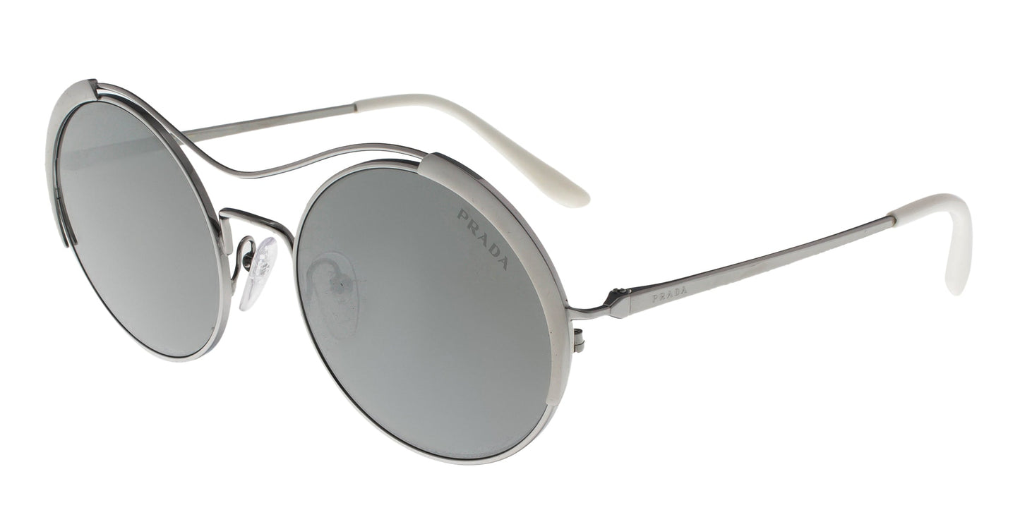 Prada Gunmetal/Matte Gunmetal Oval PR55VS 402407 CONCEPTUAL Sunglasses