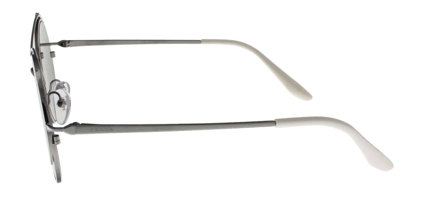 Prada Gunmetal/Matte Gunmetal Oval PR55VS 402407 CONCEPTUAL Sunglasses