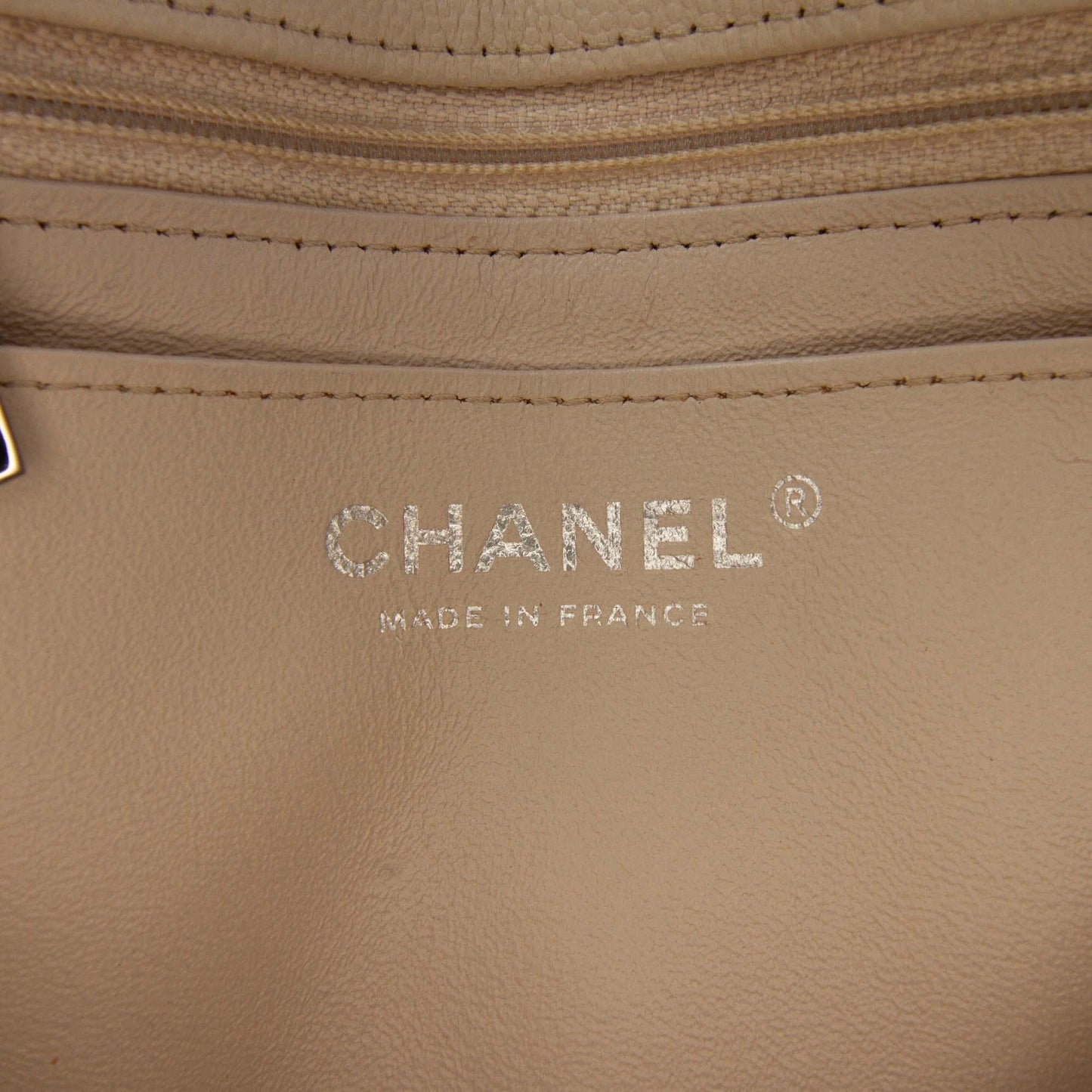 White Chanel Mini Square Classic Caviar Single Flap Crossbody Bag