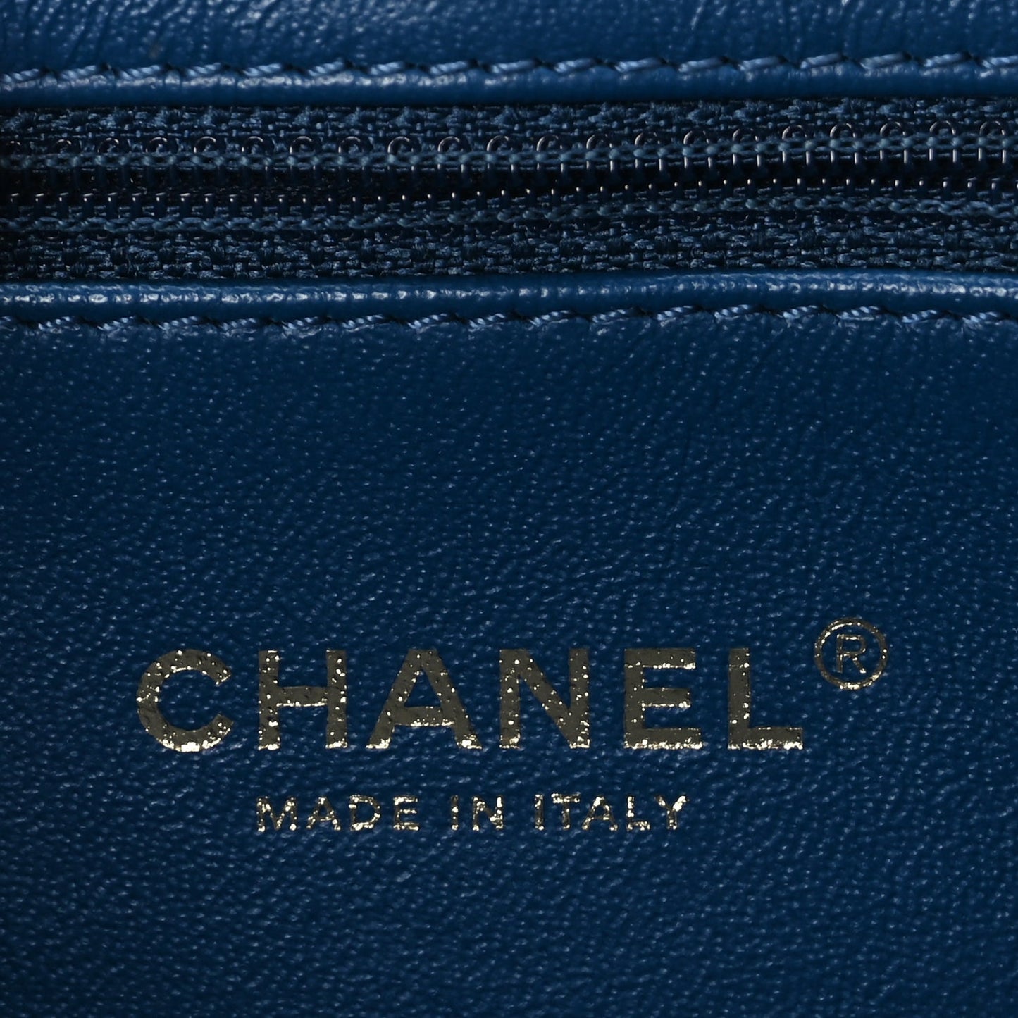 Chanel Sheepskin Quilted Mini   Beauty Lock Flap Blue