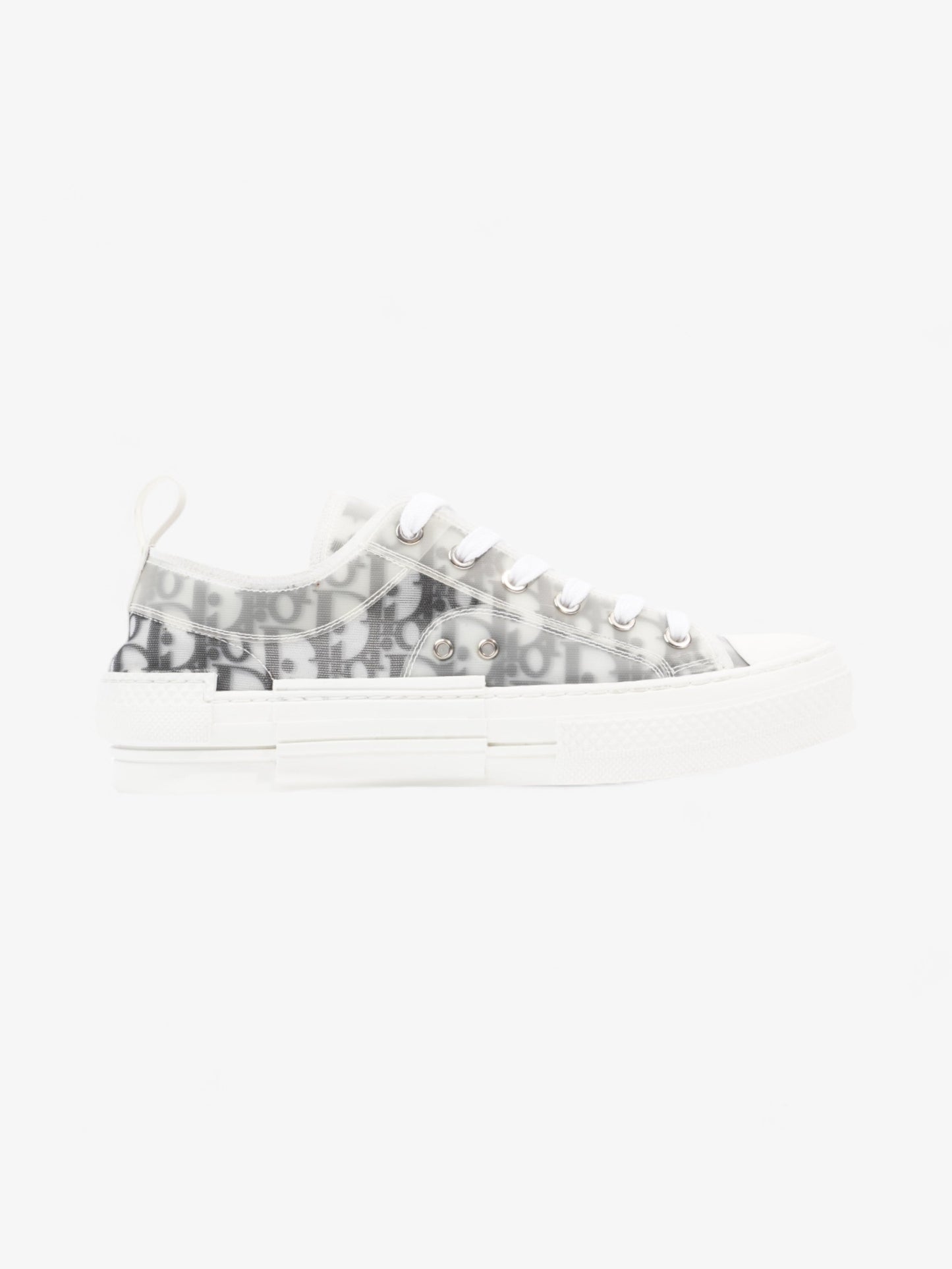 Christian Dior B23 Low-tops Grey Oblique  / White Mesh EU 40.5 UK 6.5