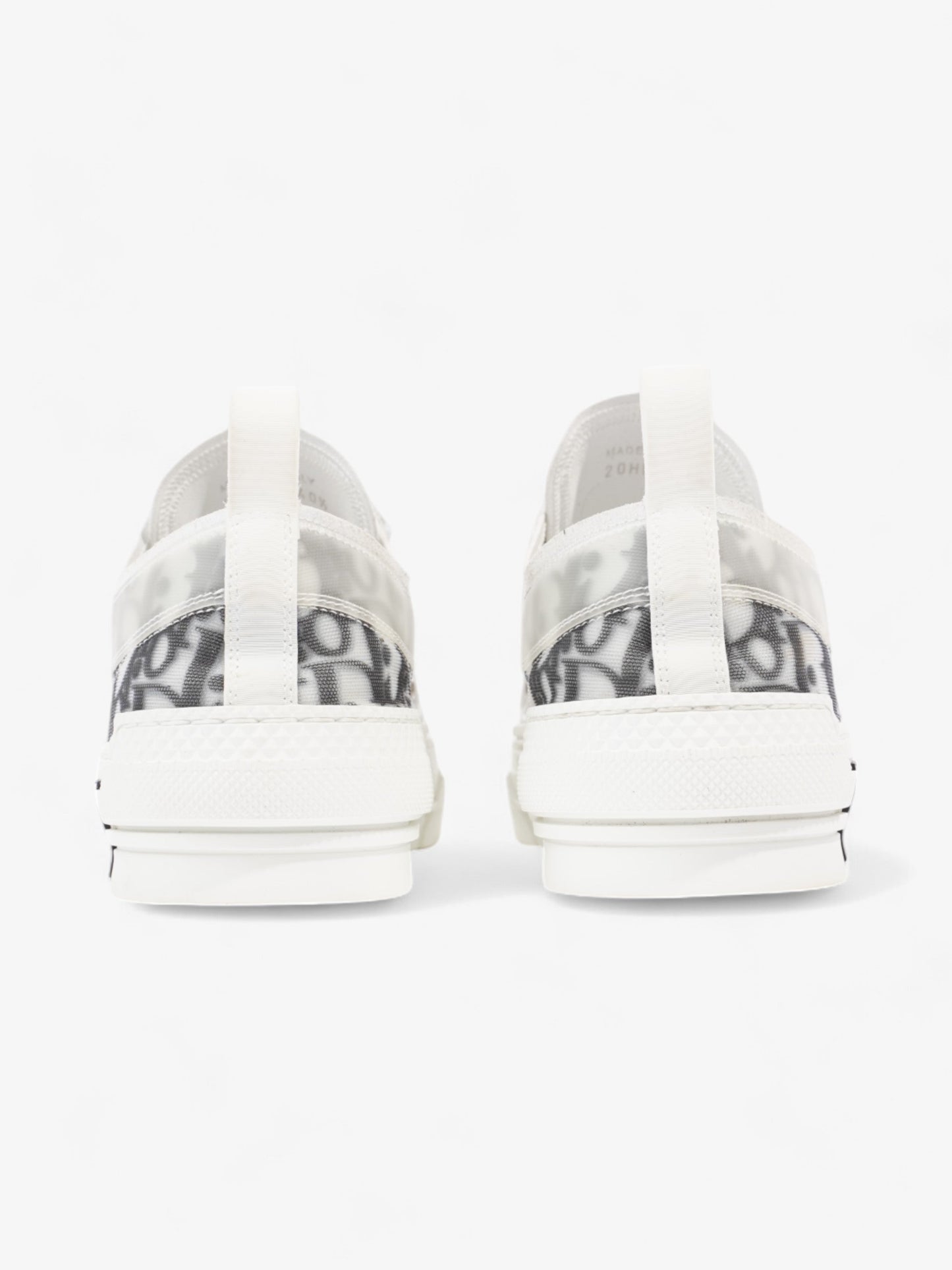 Christian Dior B23 Low-tops Grey Oblique  / White Mesh EU 40.5 UK 6.5