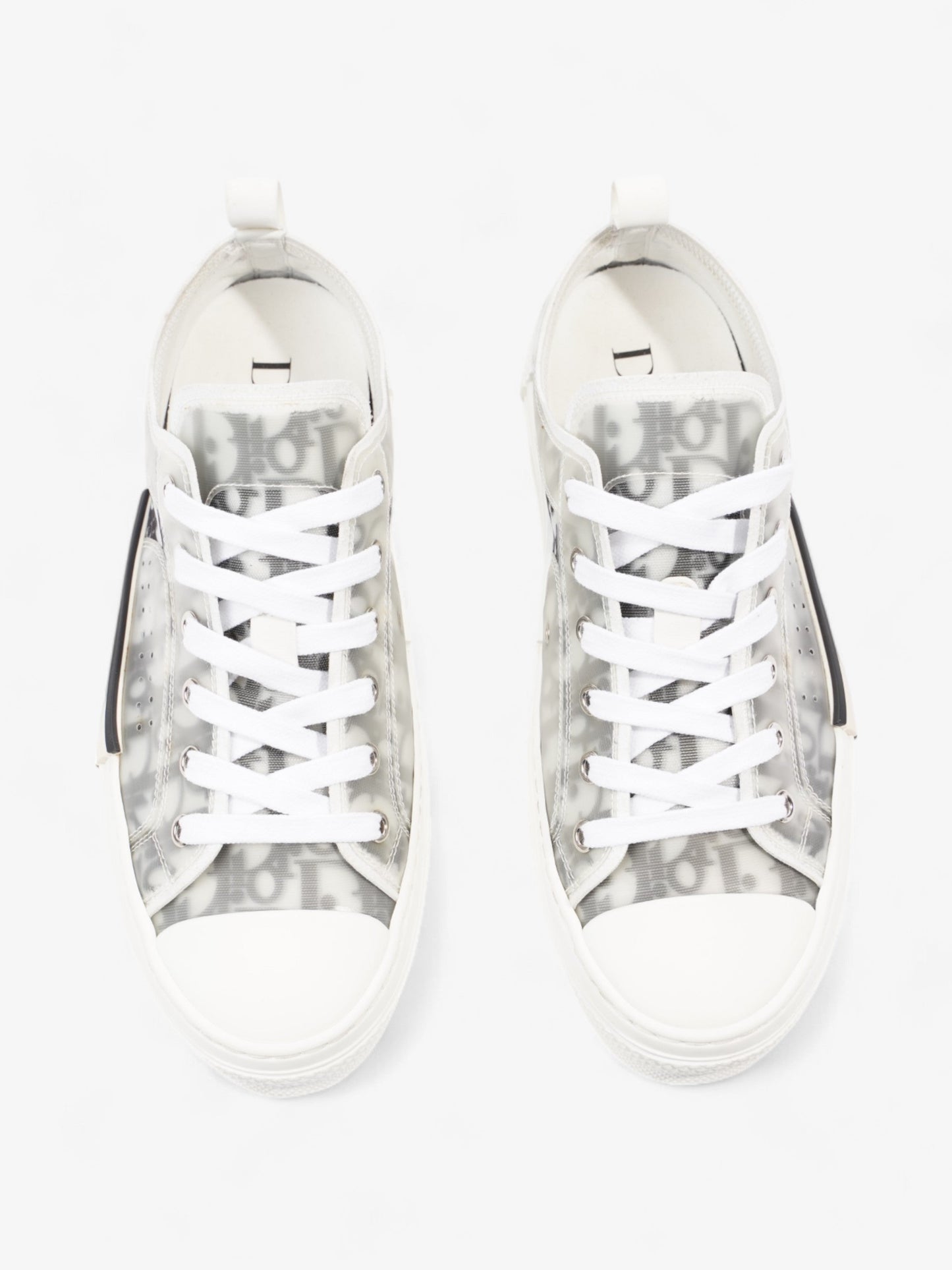 Christian Dior B23 Low-tops Grey Oblique  / White Mesh EU 40.5 UK 6.5