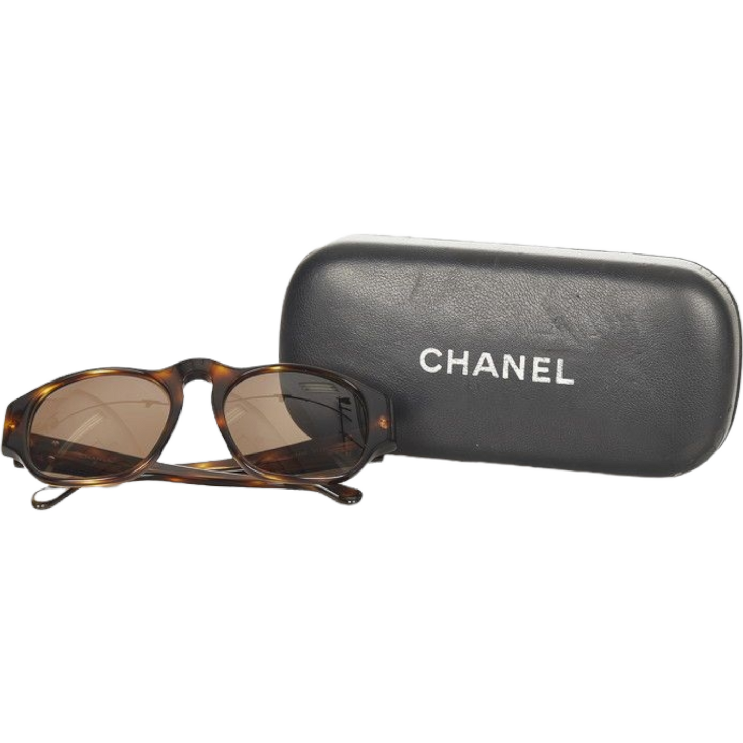Chanel    Round Tinted Sunglasses Brown